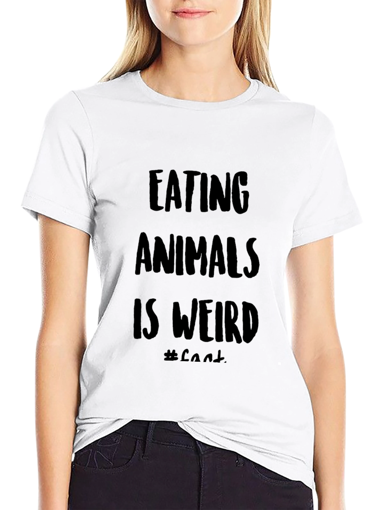 Eating Animals Is Weird T-Shirt - Vegan Lifestyle