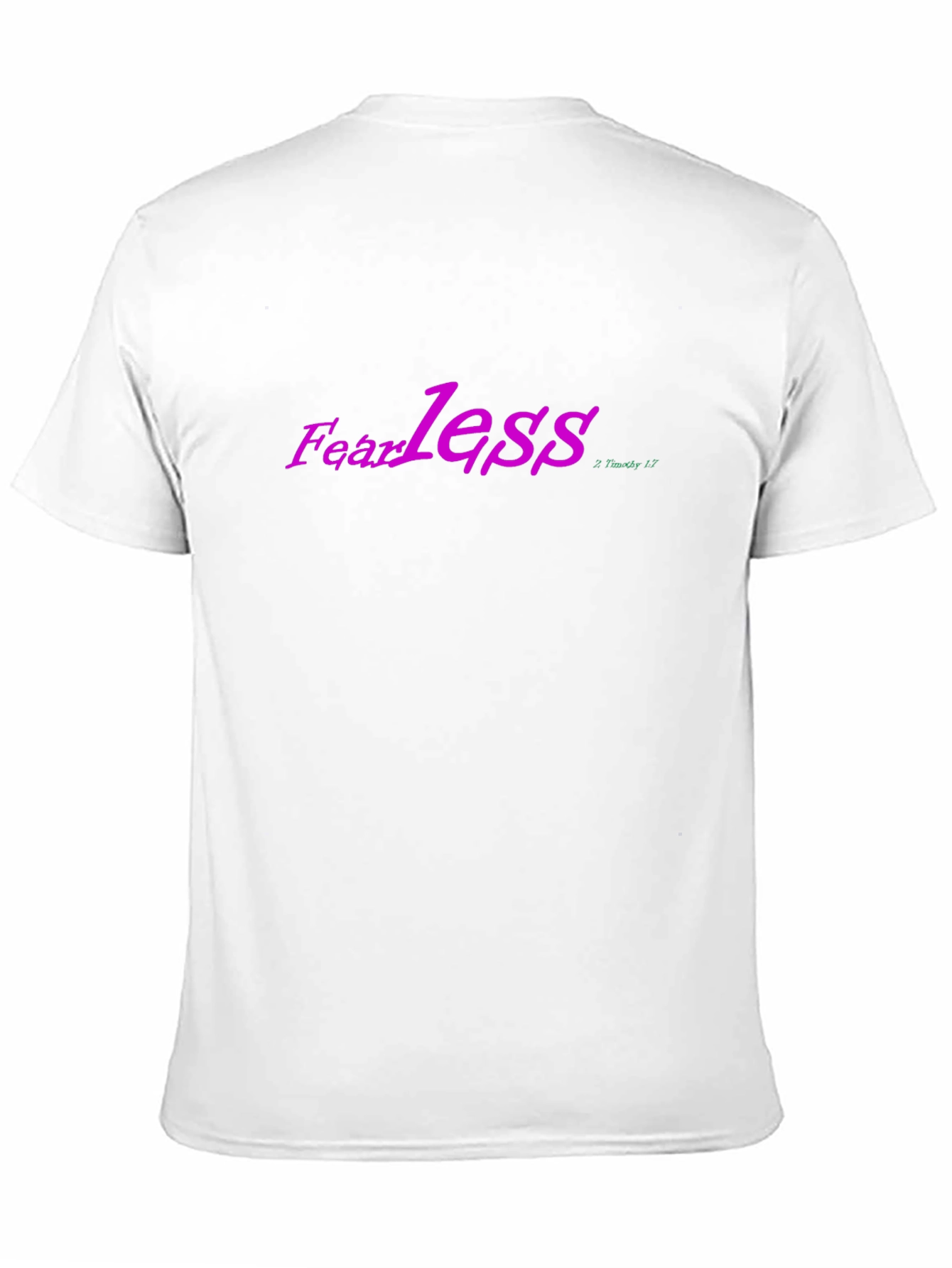 Fearless Graphic Tee - Motivational Black T-Shirt