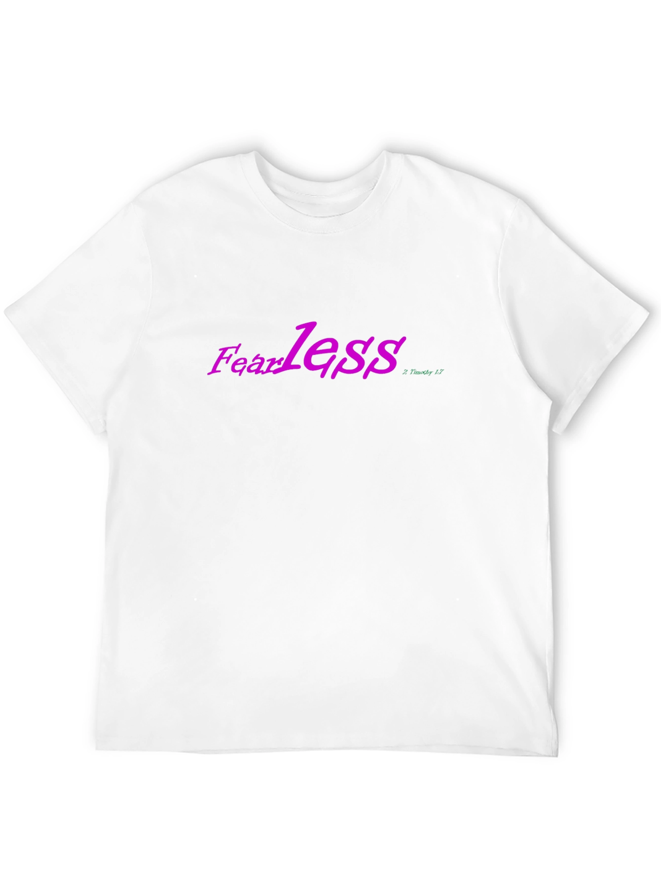 Fearless Graphic Tee - Motivational Black T-Shirt
