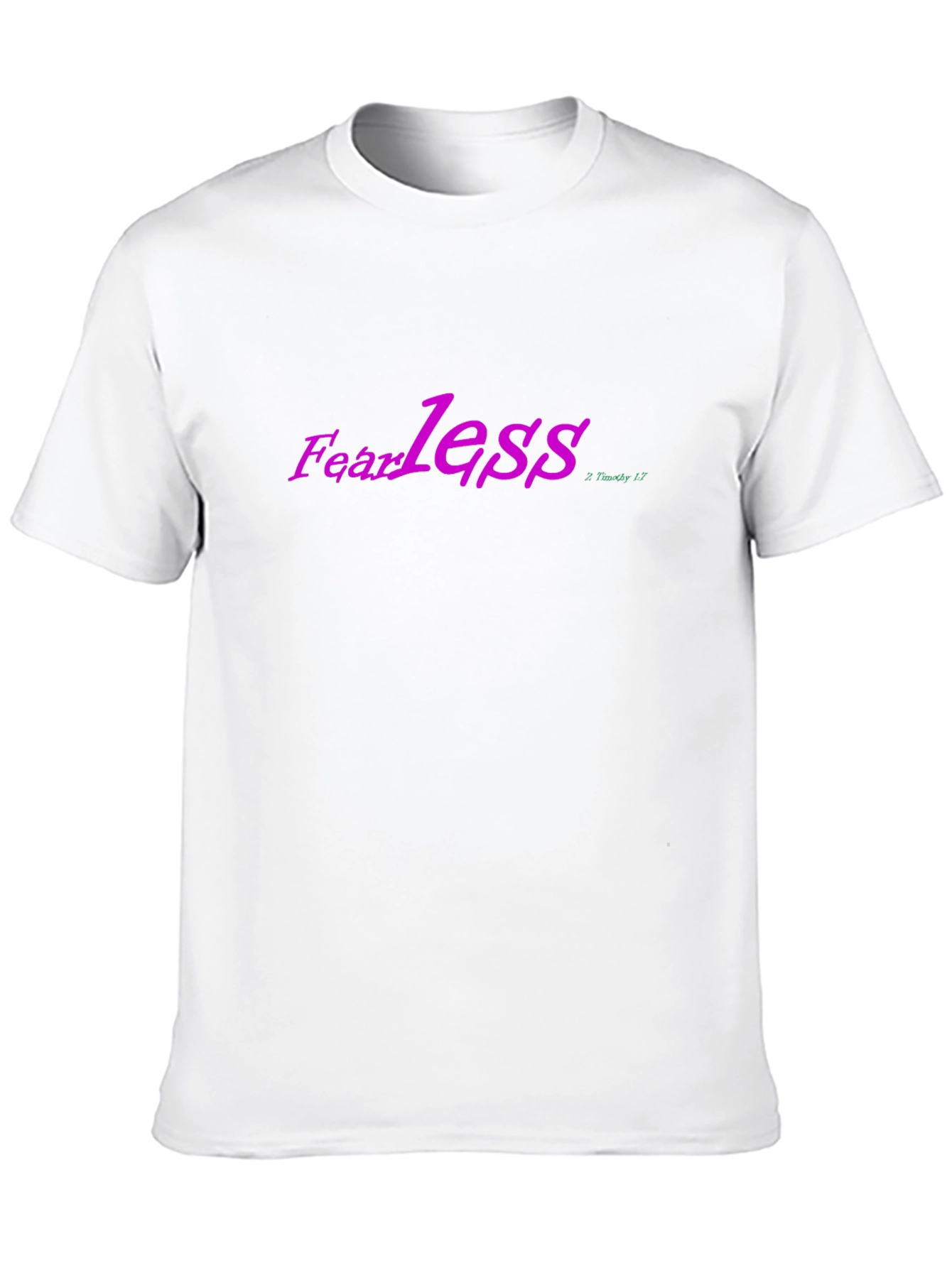 Fearless Graphic Tee - Motivational Black T-Shirt