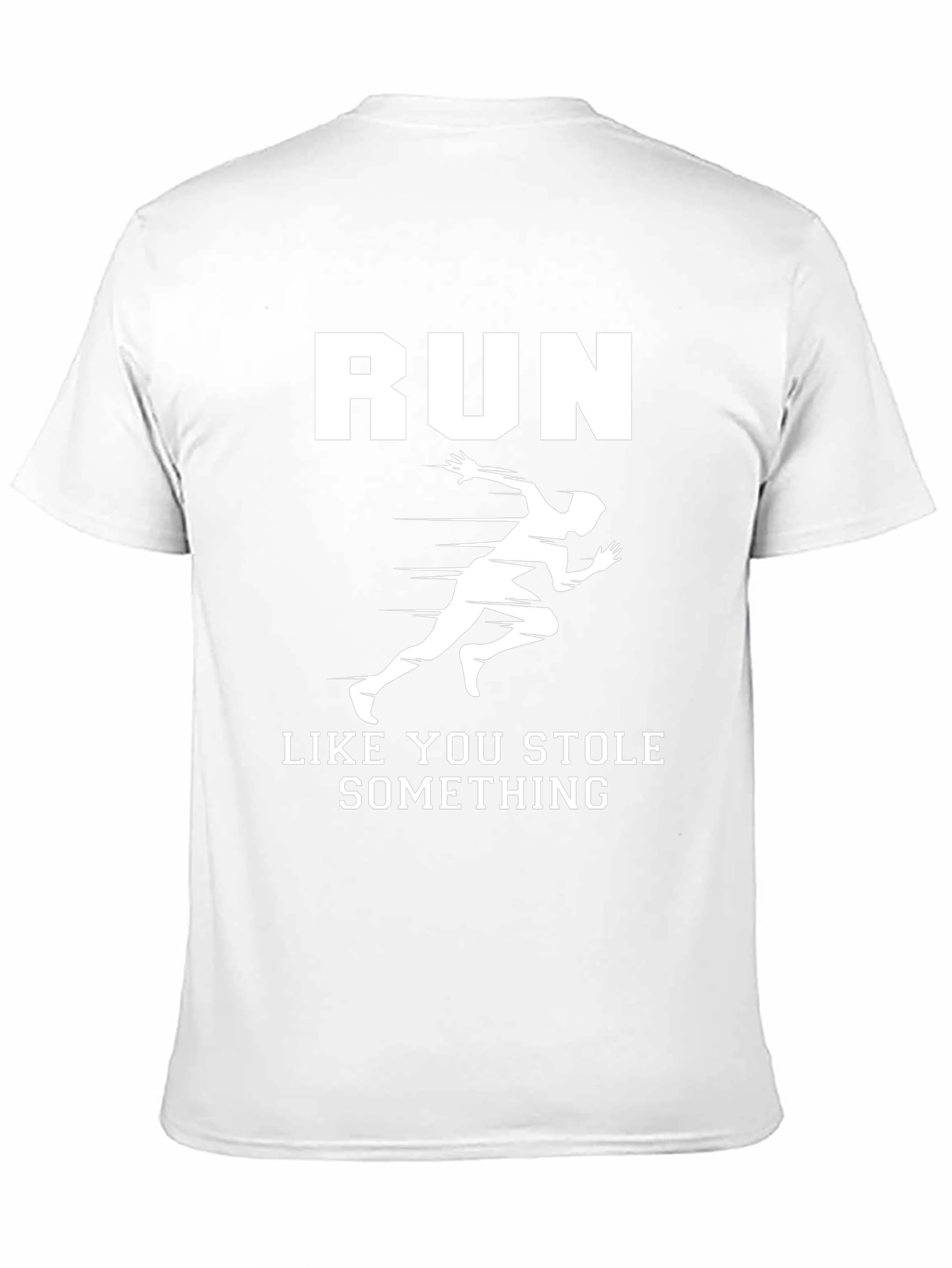 Run Like You Stole Something Black Graphic Tee