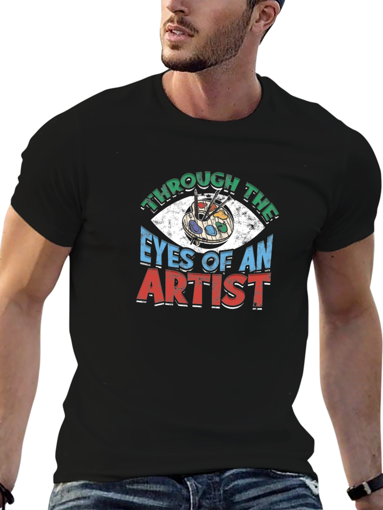Artists Eye Graphic Tee - Creative Vision T-Shirt