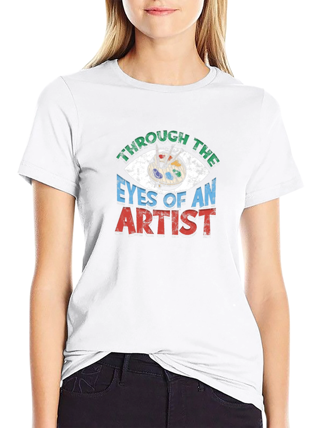 Artists Eye Graphic Tee - Creative Vision T-Shirt