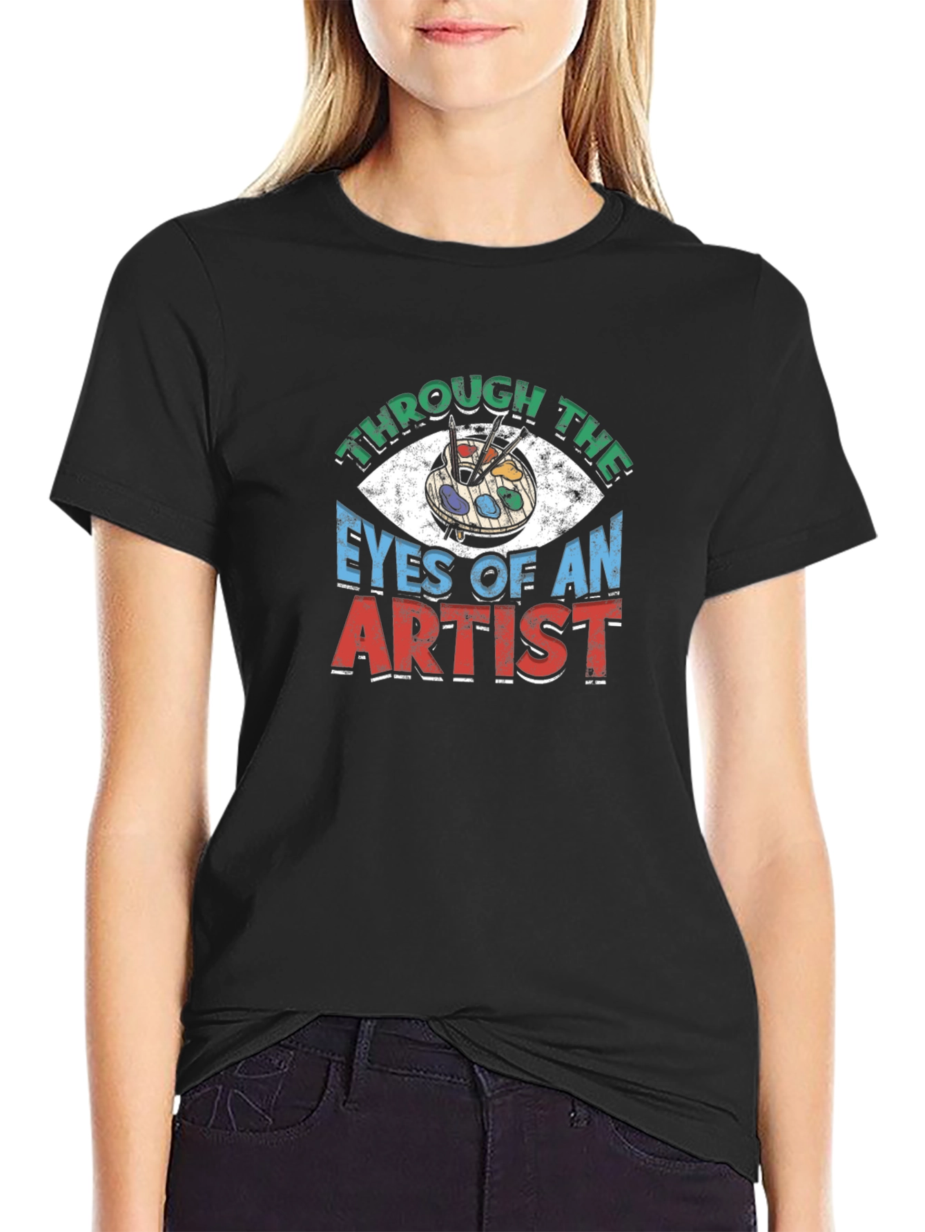 Artists Eye Graphic Tee - Creative Vision T-Shirt