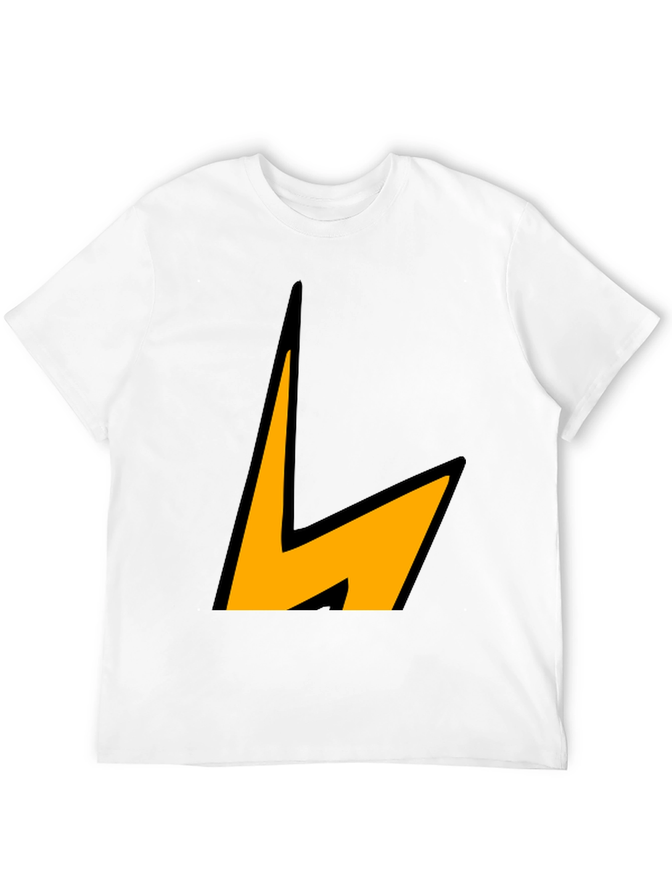 Lightning Bolt Graphic Tee - Black