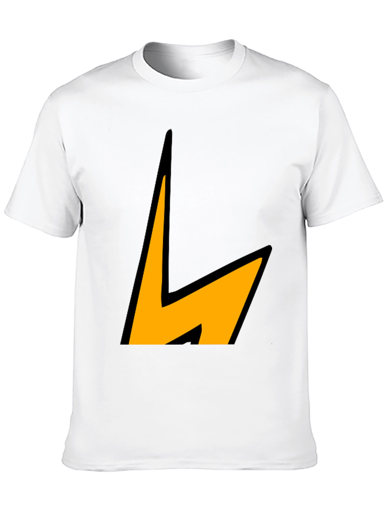 Lightning Bolt Graphic Tee - Black
