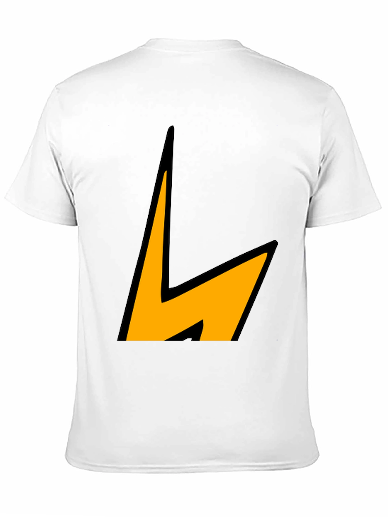 Lightning Bolt Graphic Tee - Black