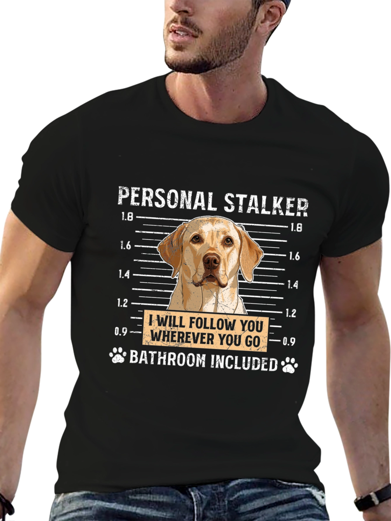 Personal Stalker Dog T-Shirt