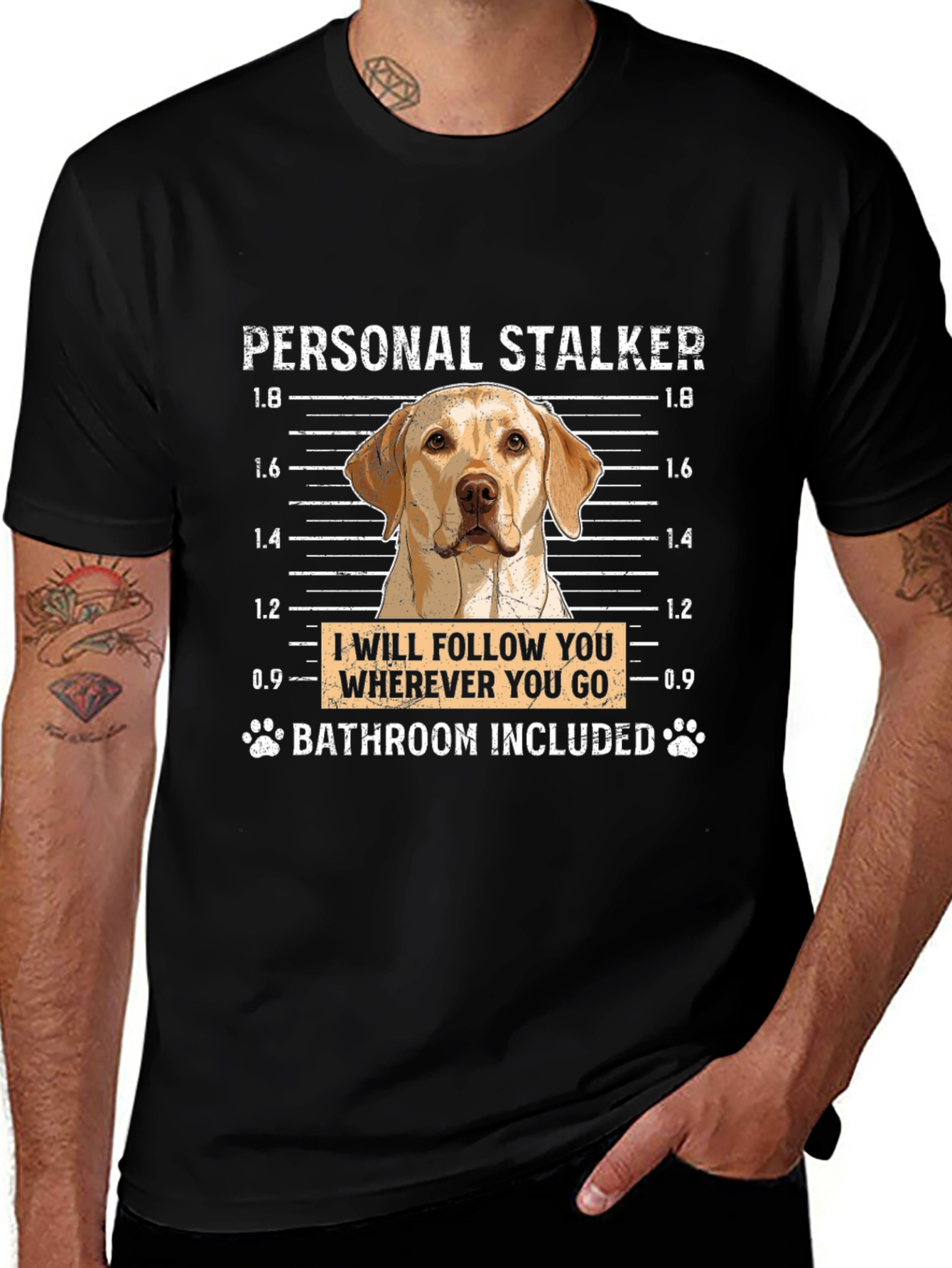Personal Stalker Dog T-Shirt