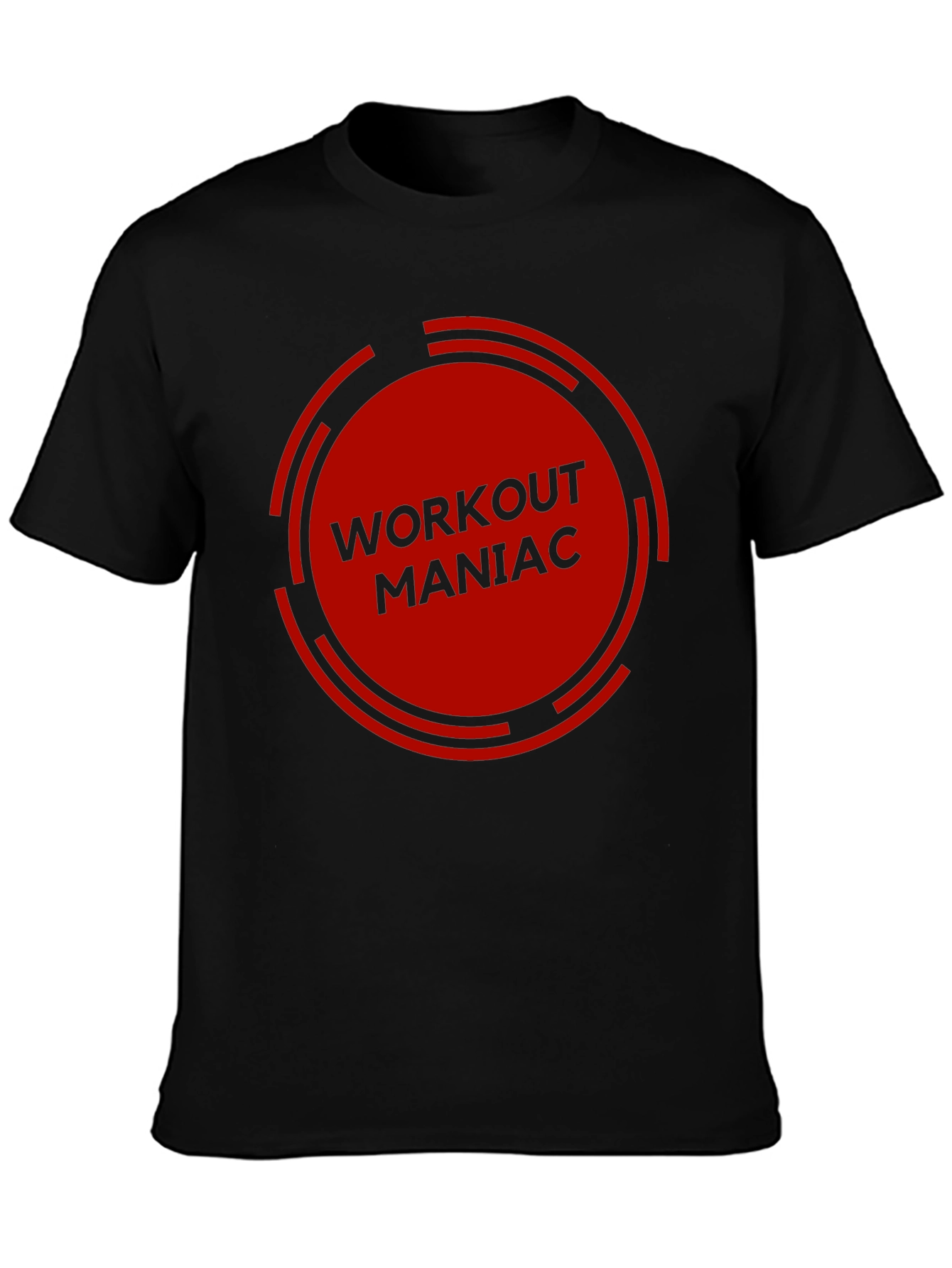 Workout Maniac Graphic Tee - Gym Motivation