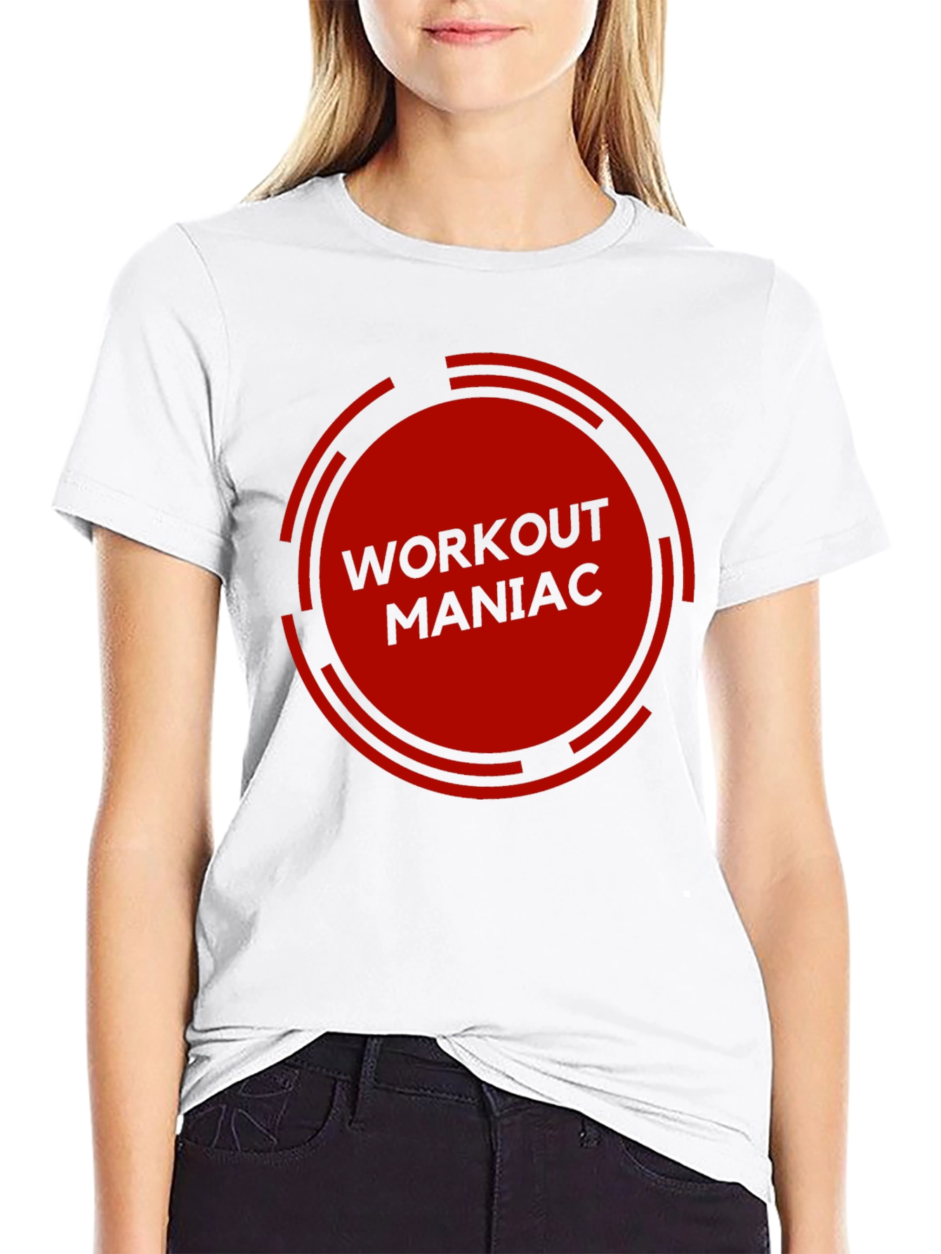 Workout Maniac Graphic Tee - Gym Motivation