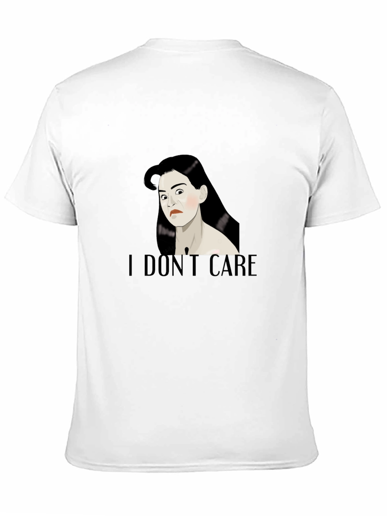 I Dont Care Tee - Black Graphic T-Shirt