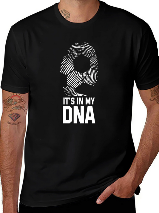 Soccer DNA Graphic T-Shirt - Black