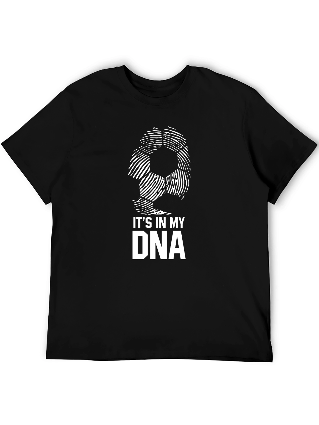 Soccer DNA Graphic T-Shirt - Black