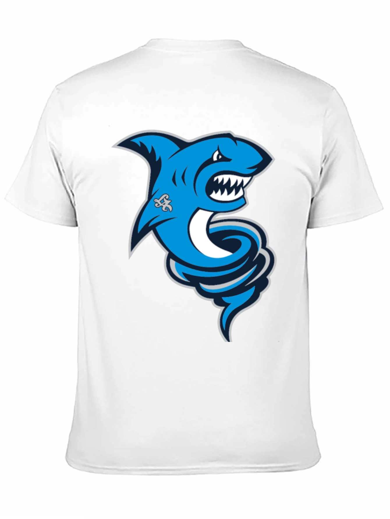 Shark Tornado Graphic T-Shirt - Black