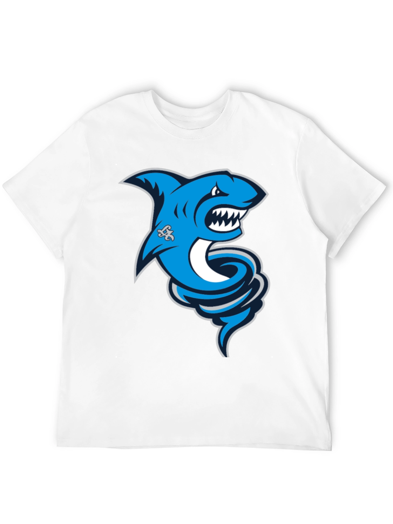 Shark Tornado Graphic T-Shirt - Black