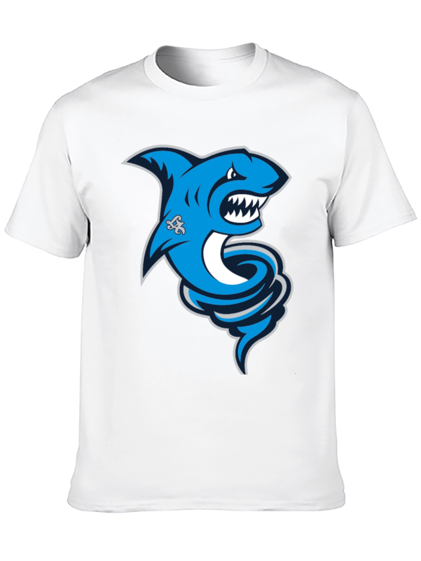 Shark Tornado Graphic T-Shirt - Black