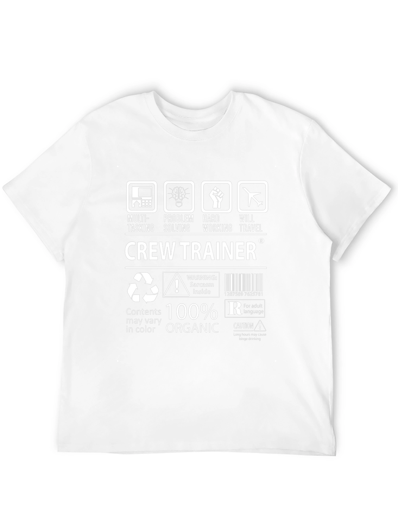 Crew Trainer 100% Organic T-Shirt
