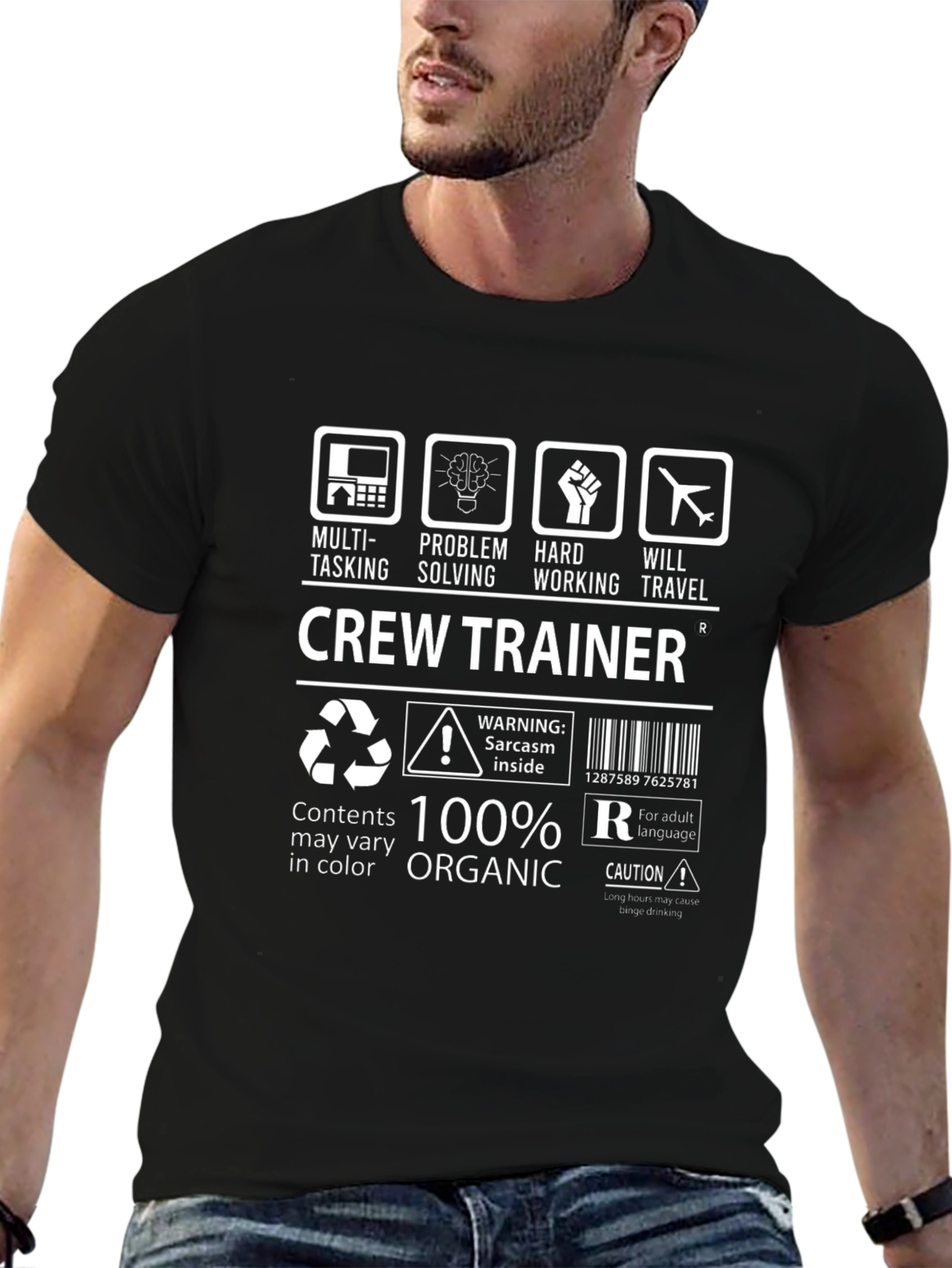 Crew Trainer 100% Organic T-Shirt