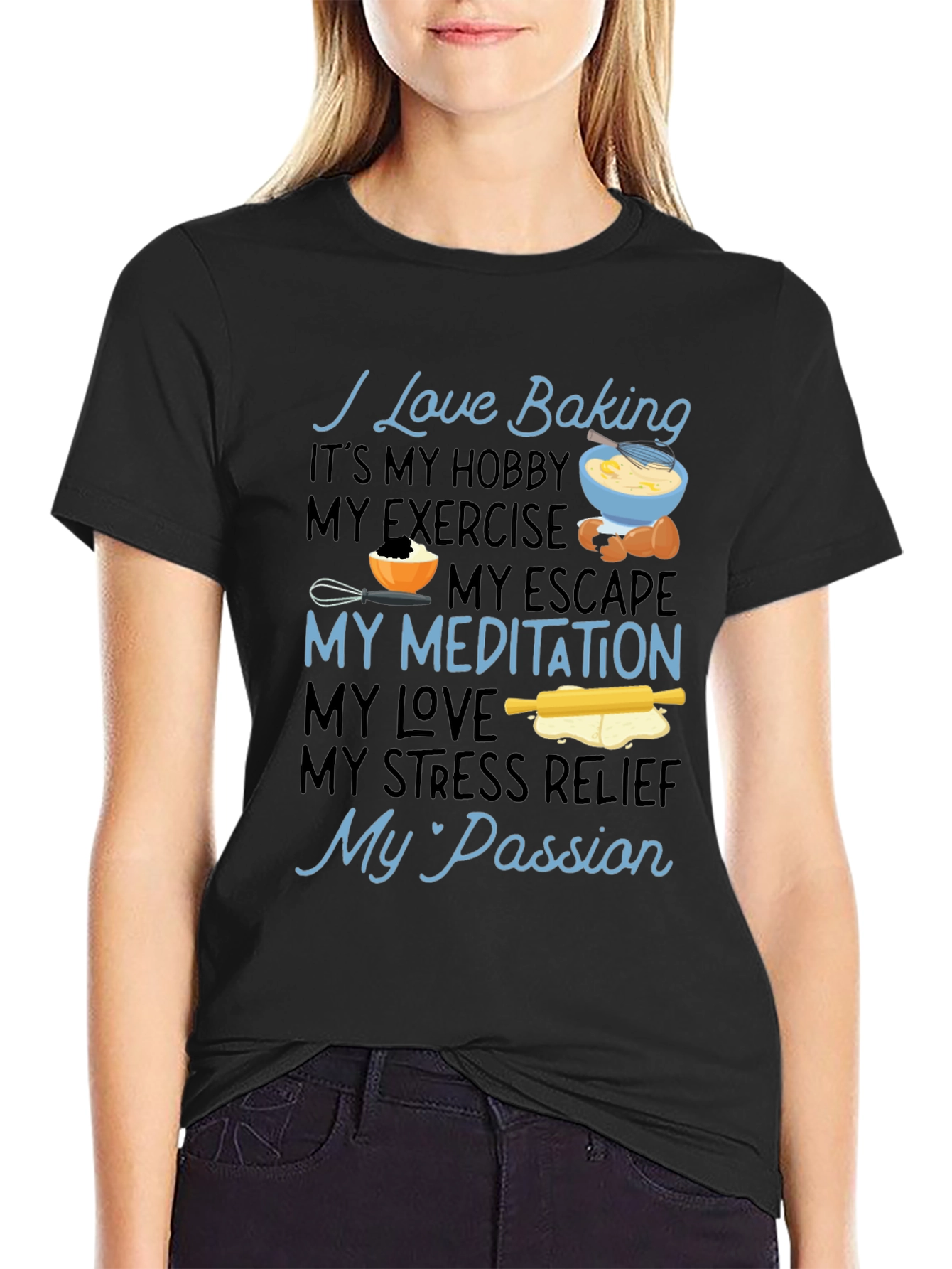 I Love Baking Hobby T-Shirt