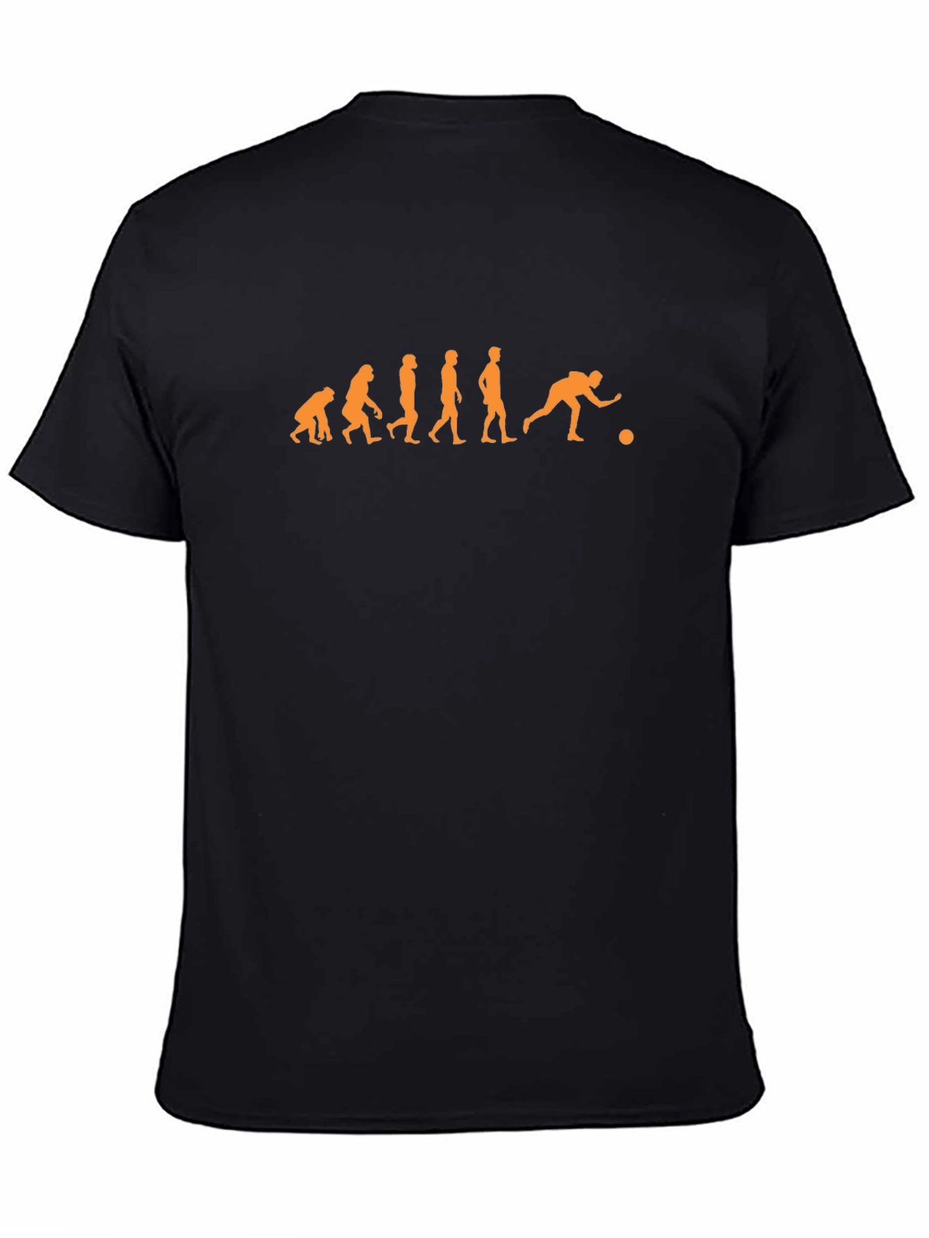 Bowling Evolution Graphic T-Shirt - Black Tee