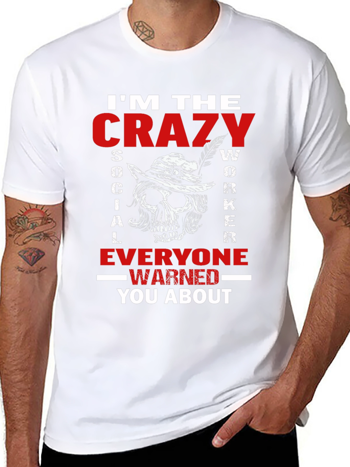Crazy Social Worker Graphic Tee