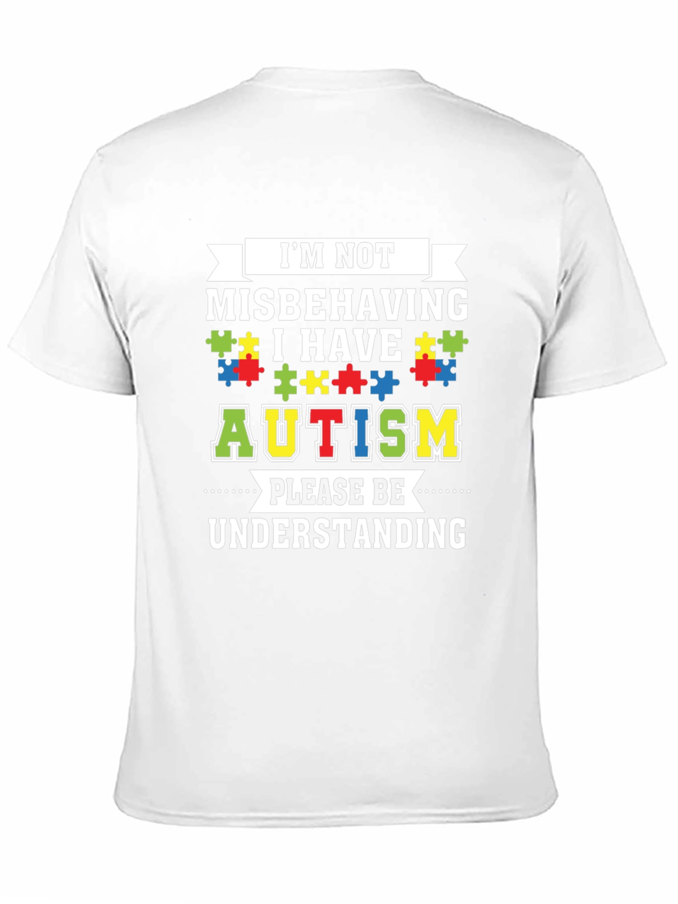 Autism Awareness Graphic Tee - Im Not Misbehaving