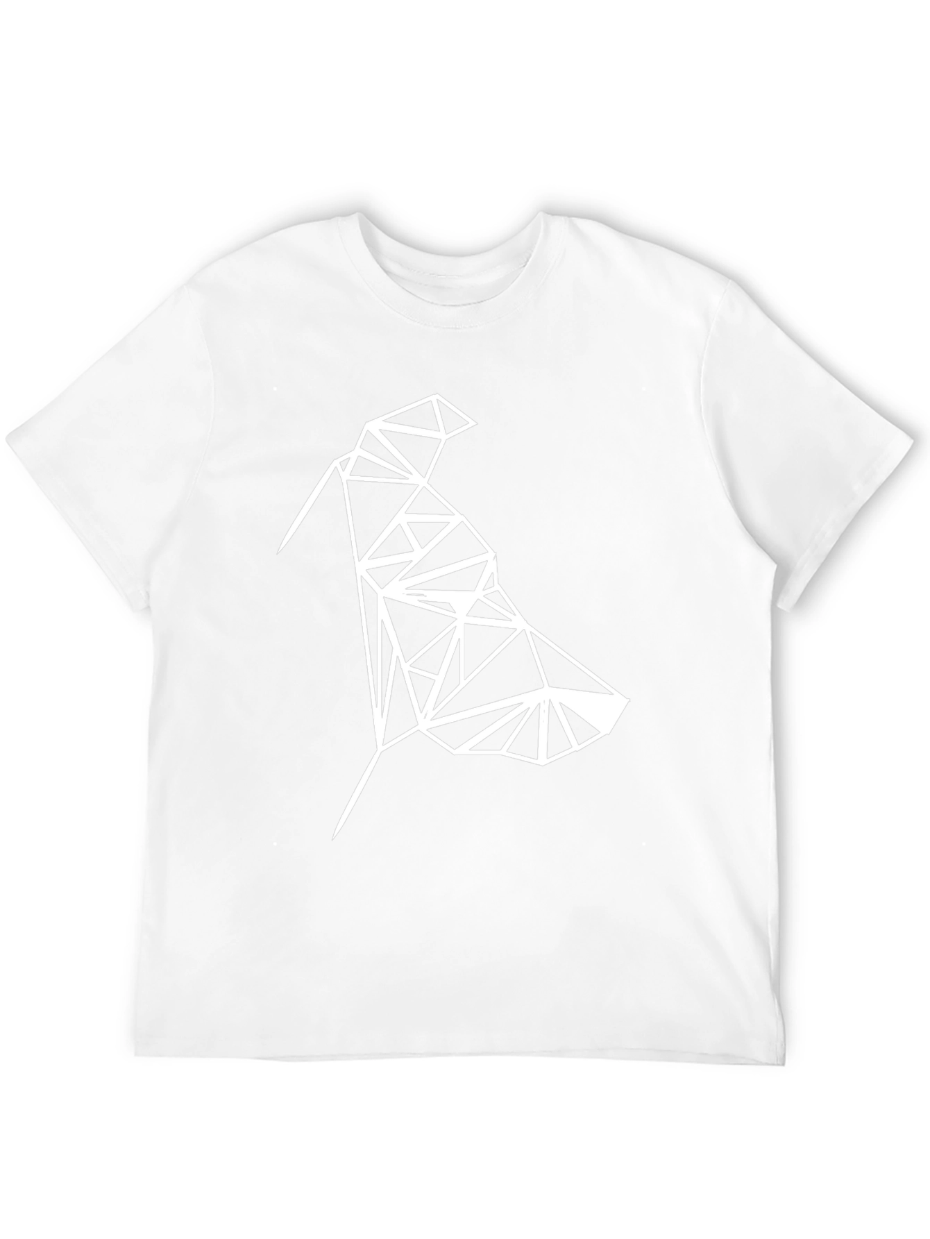 Geometric Bird Tee - Modern Minimalist Design