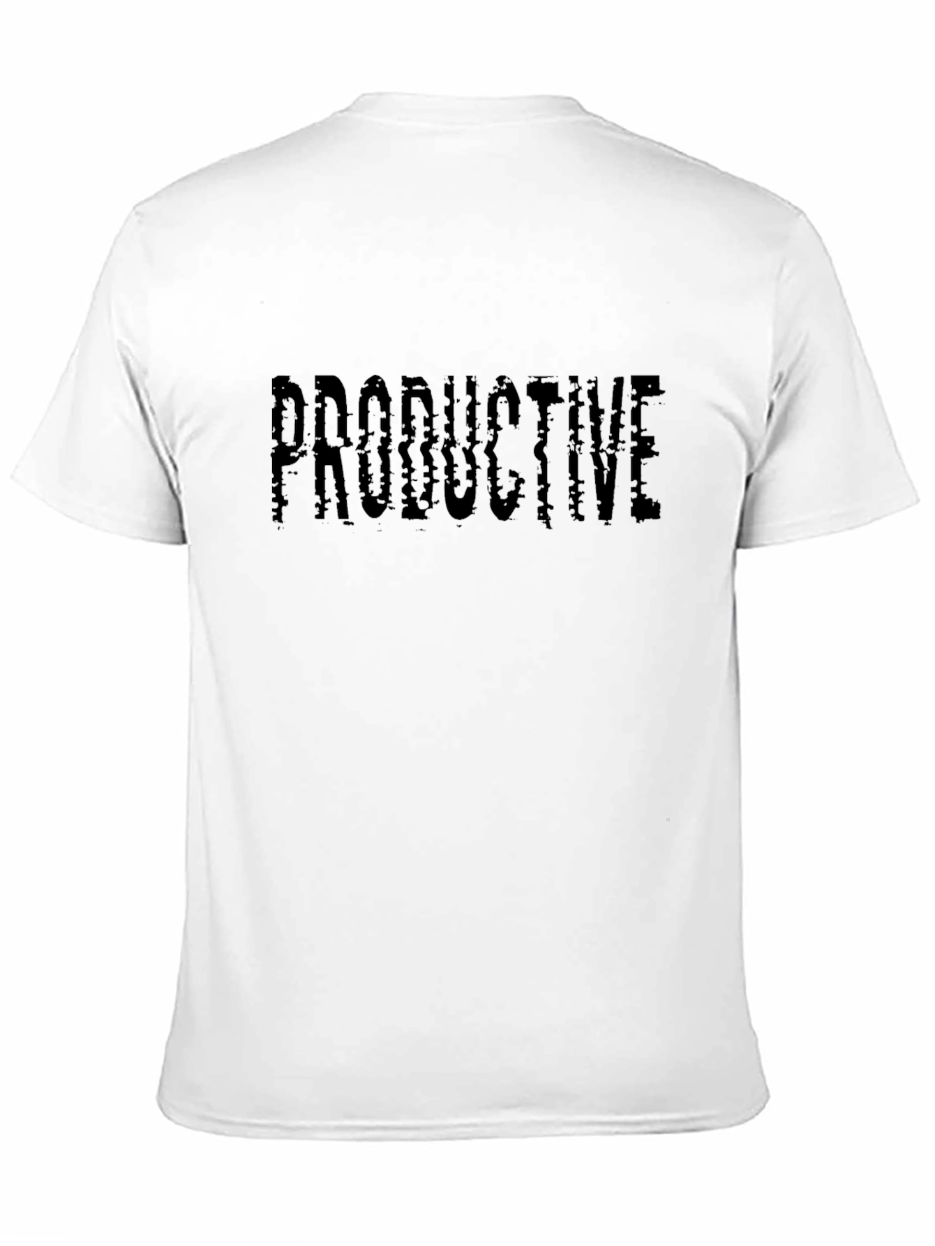 Productive Black T-Shirt - Stylish Comfort
