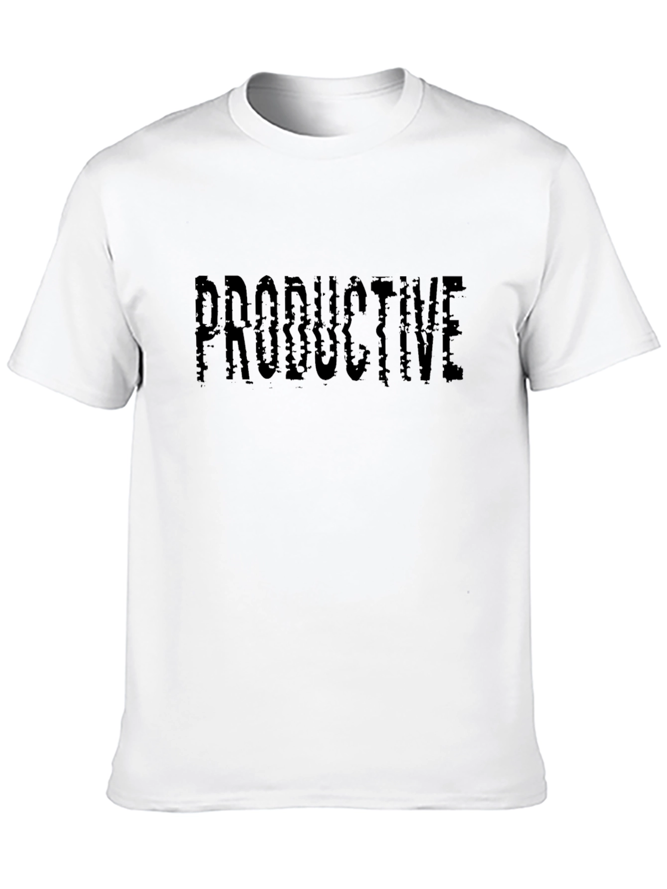 Productive Black T-Shirt - Stylish Comfort