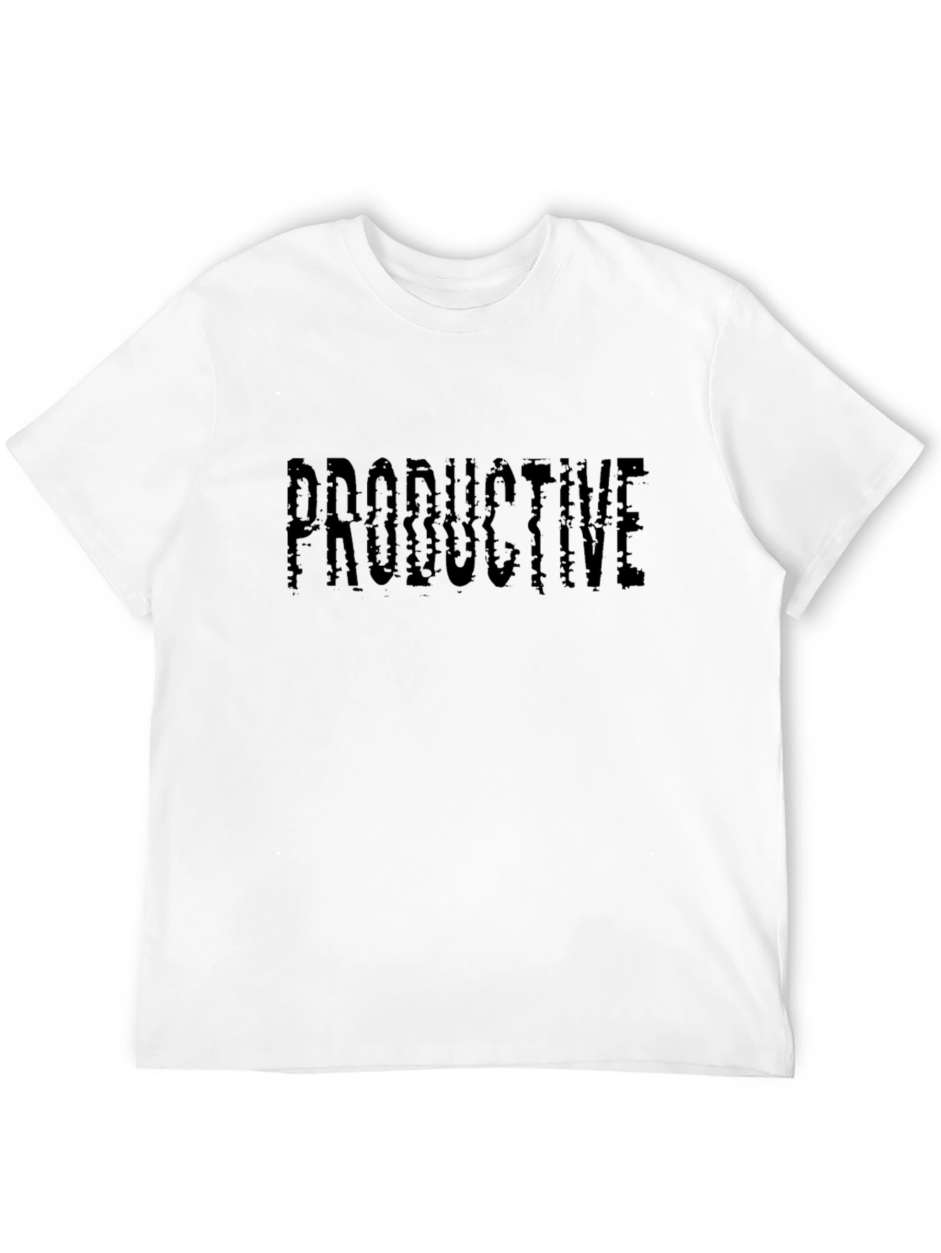 Productive Black T-Shirt - Stylish Comfort