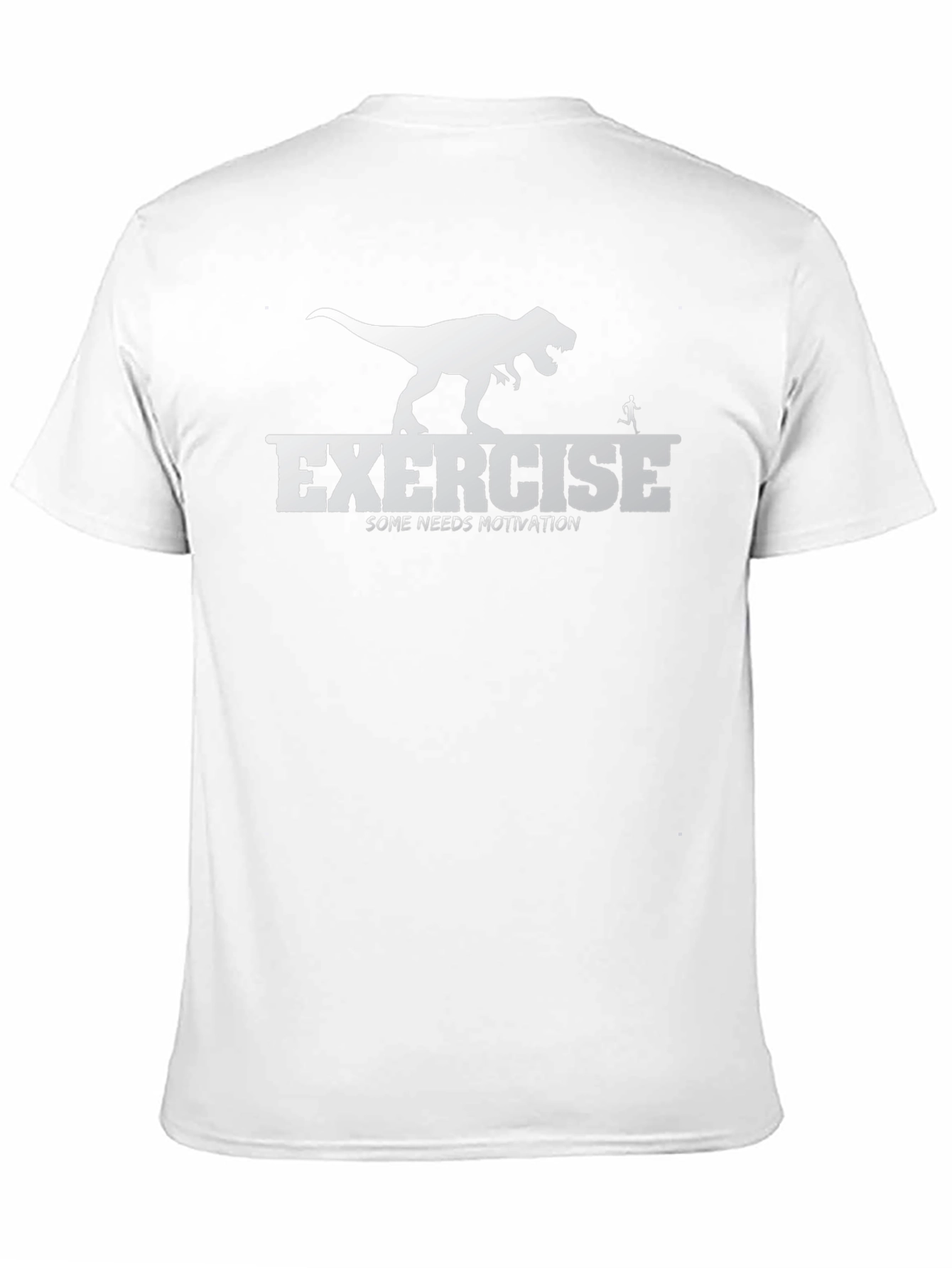 Exercise Motivation T-Shirt: Run From Dinosaurs!
