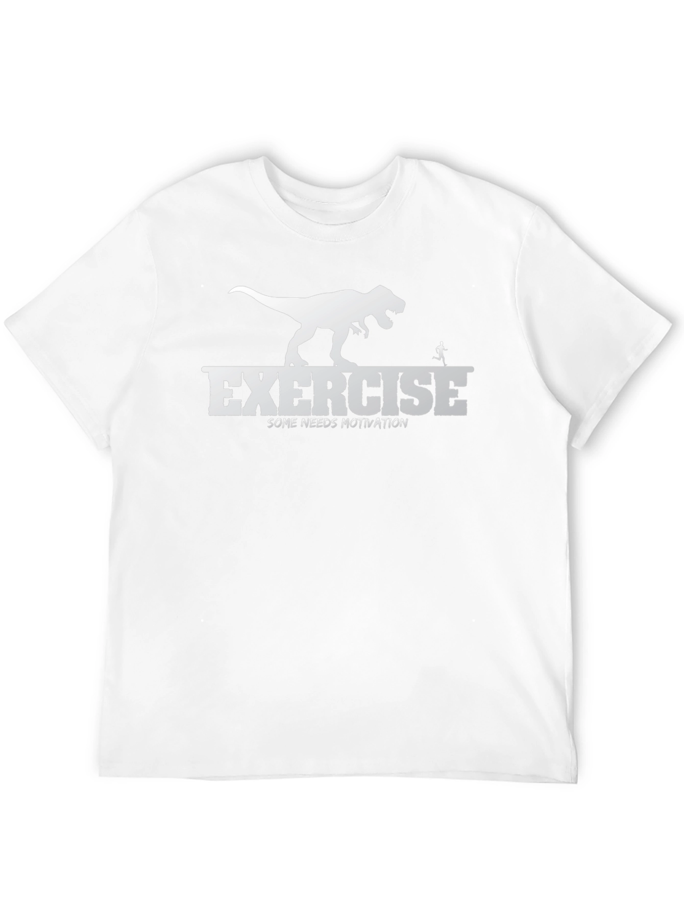 Exercise Motivation T-Shirt: Run From Dinosaurs!