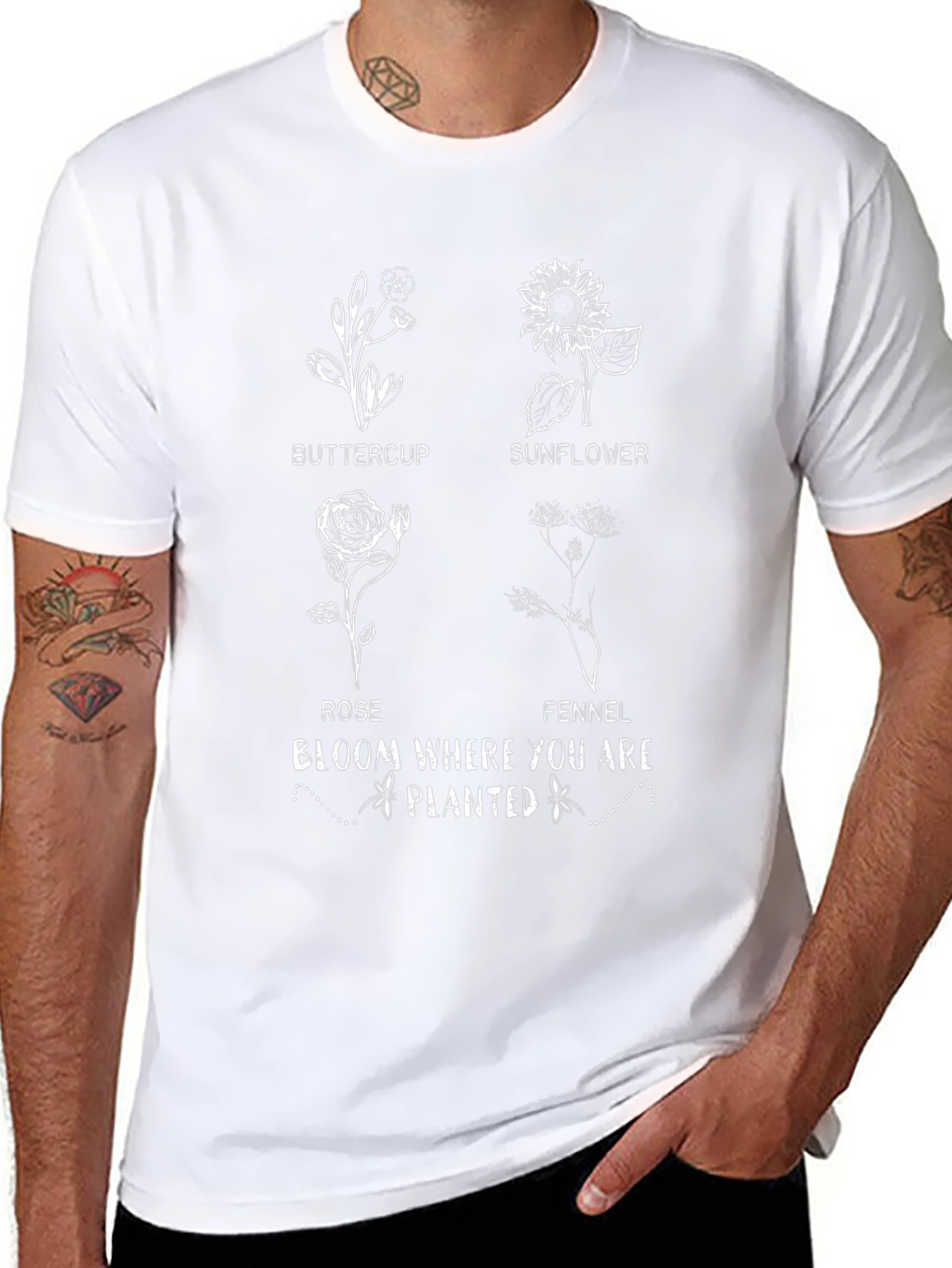 Bloom Where You Are Planted Graphic T-Shirt