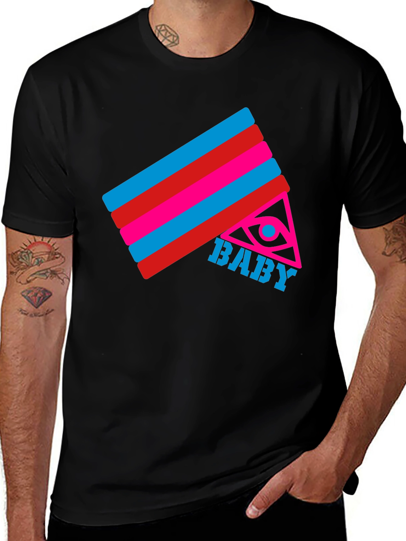 Illuminati Baby Black T-Shirt