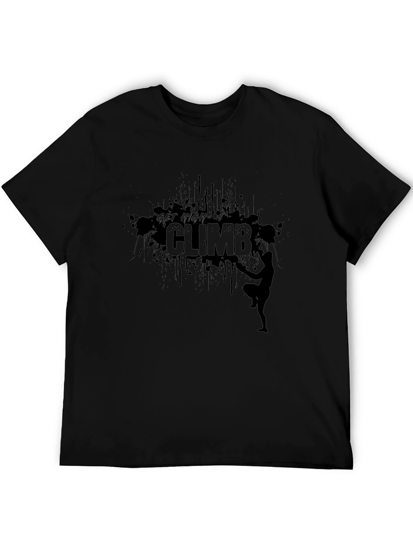 Get High Climb T-Shirt - Rock Climbing Tee