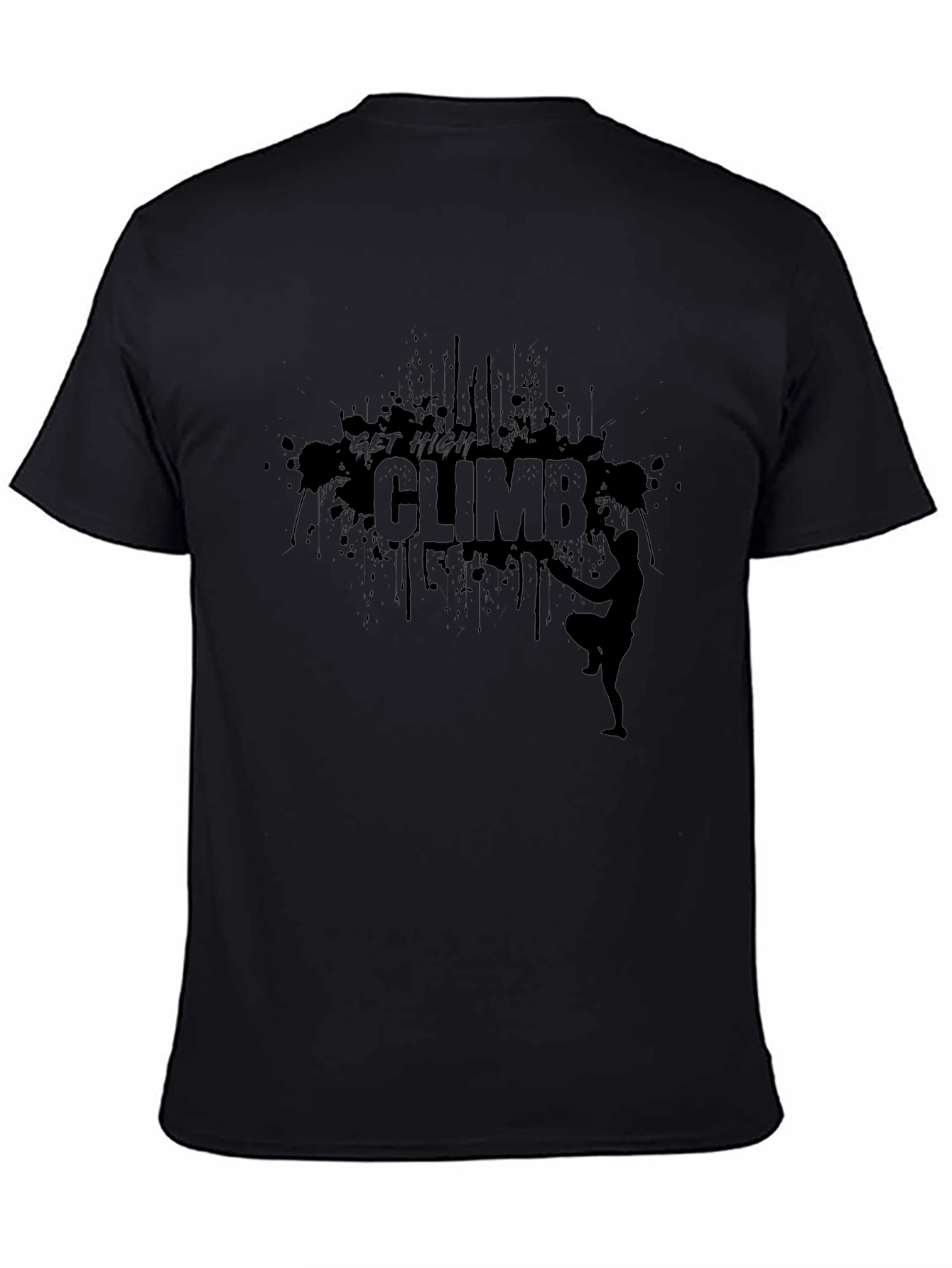 Get High Climb T-Shirt - Rock Climbing Tee
