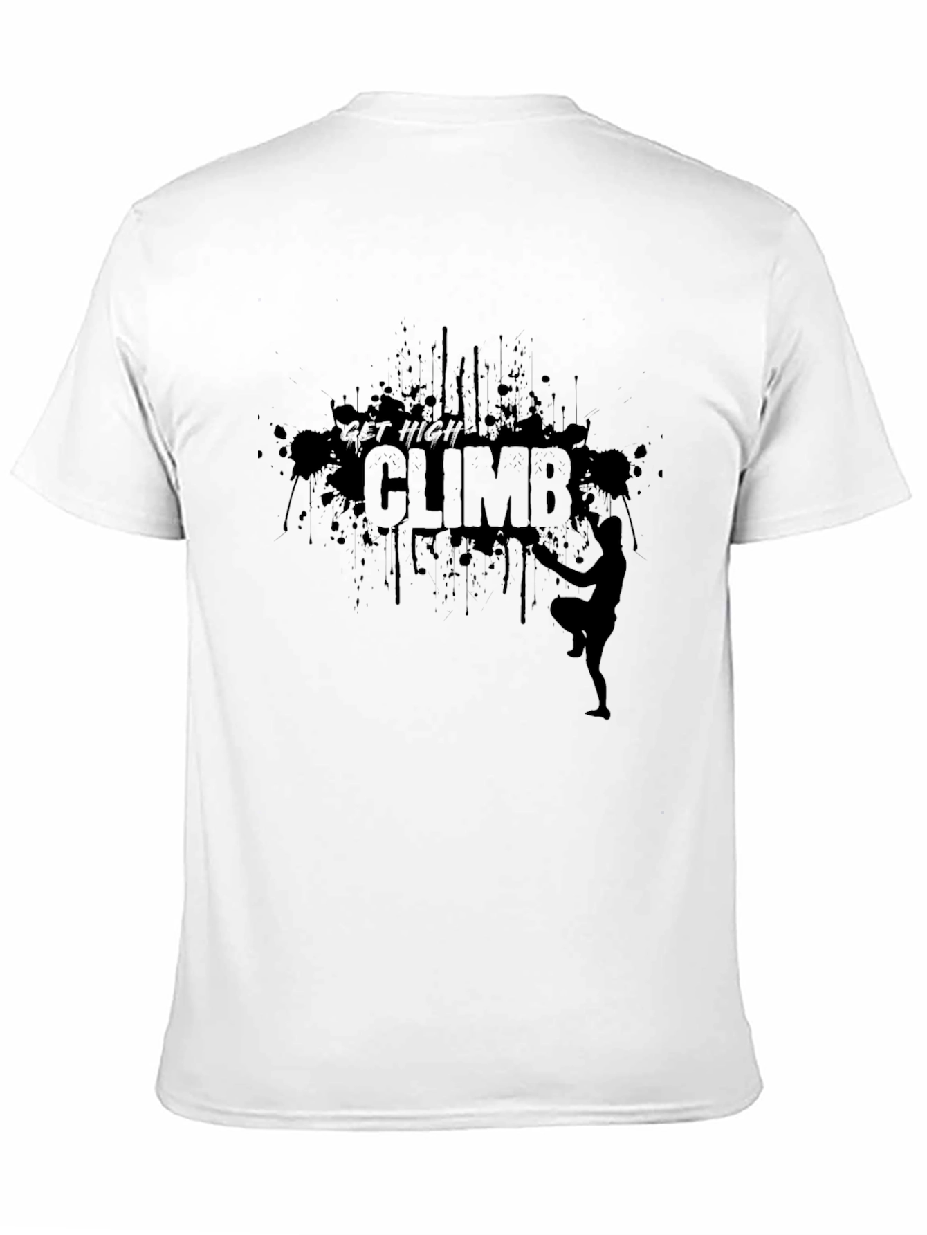 Get High Climb T-Shirt - Rock Climbing Tee