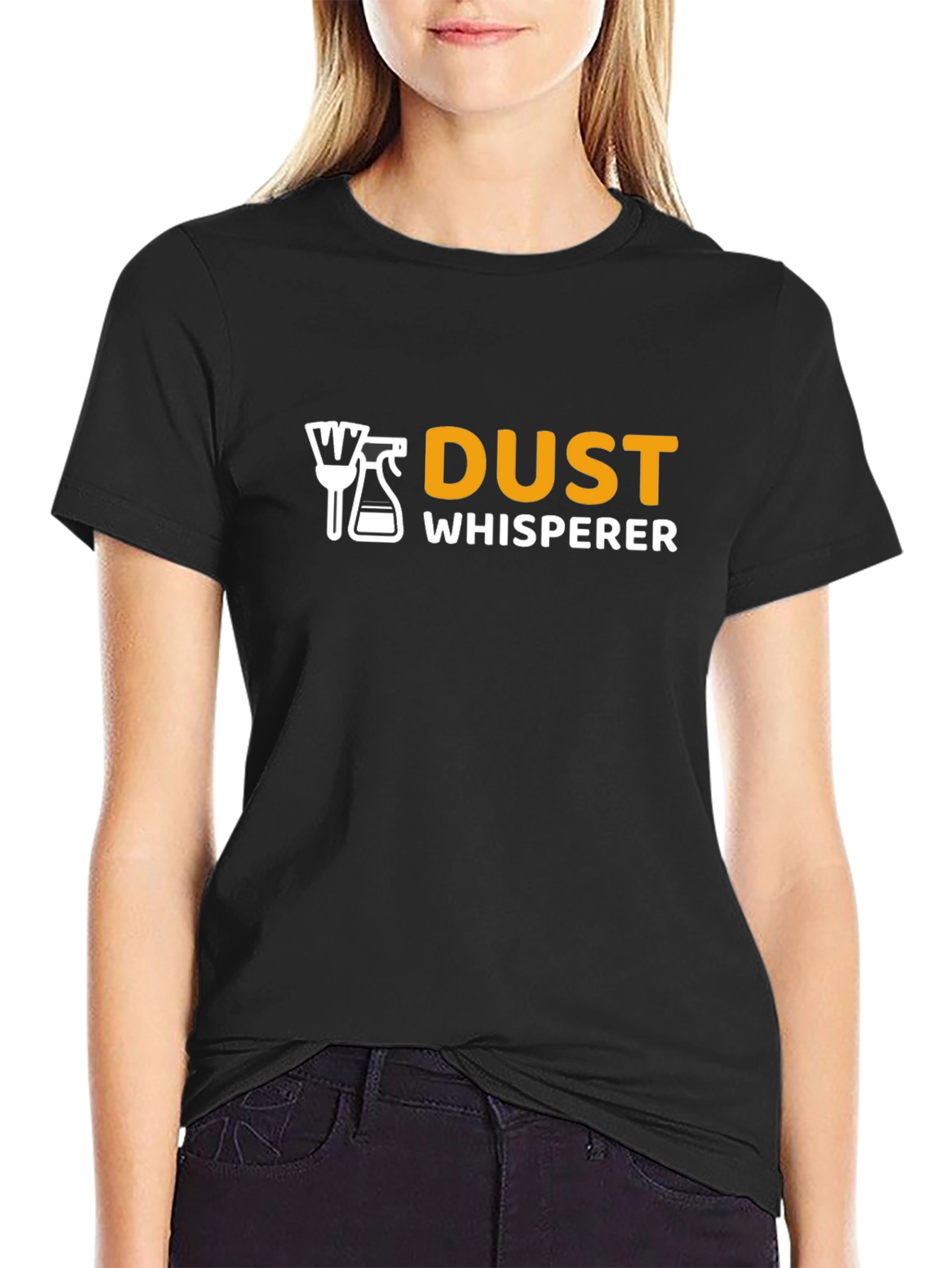 Dust Whisperer Graphic Tee - Cleaning Humor T-Shirt