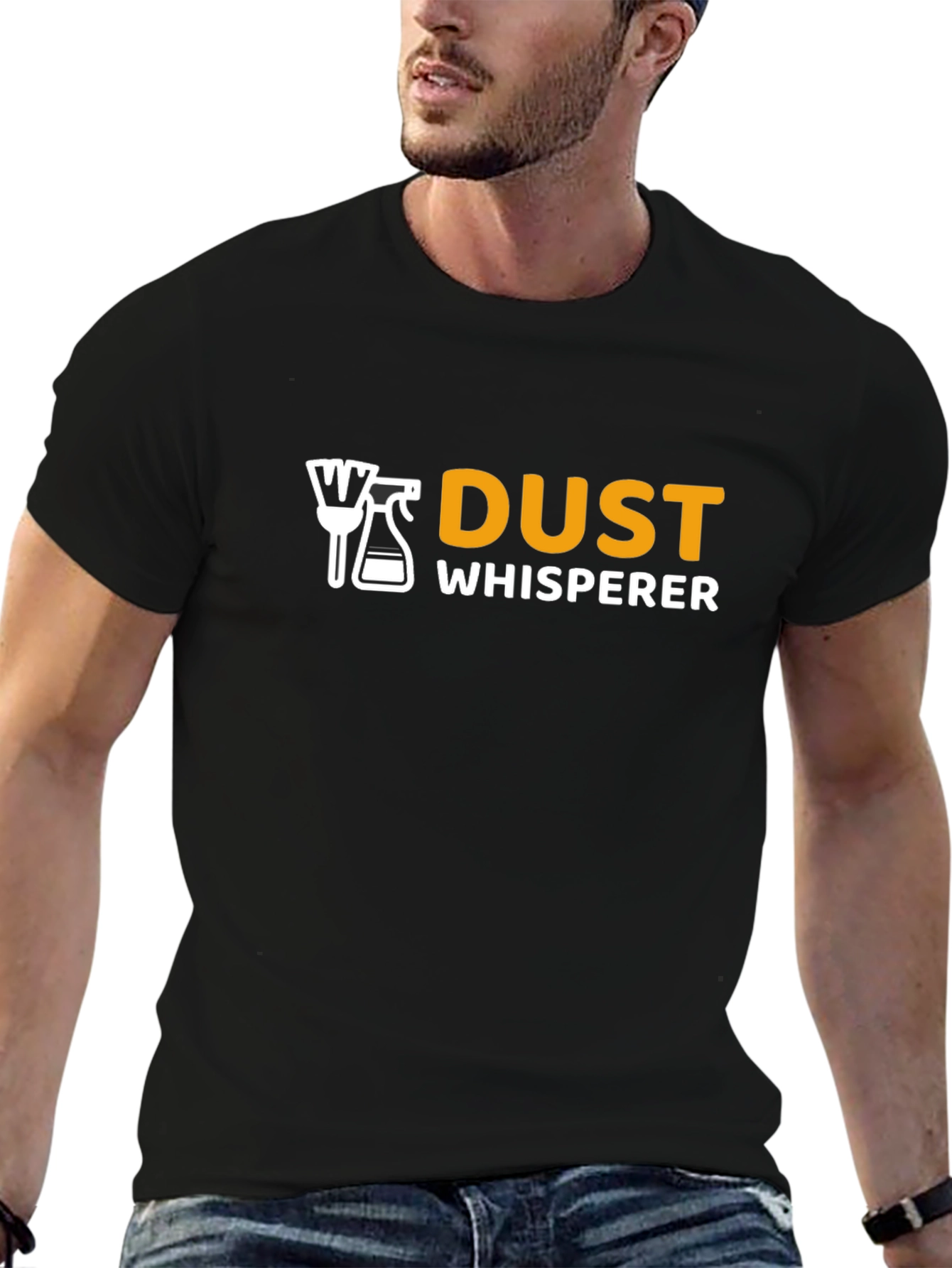 Dust Whisperer Graphic Tee - Cleaning Humor T-Shirt