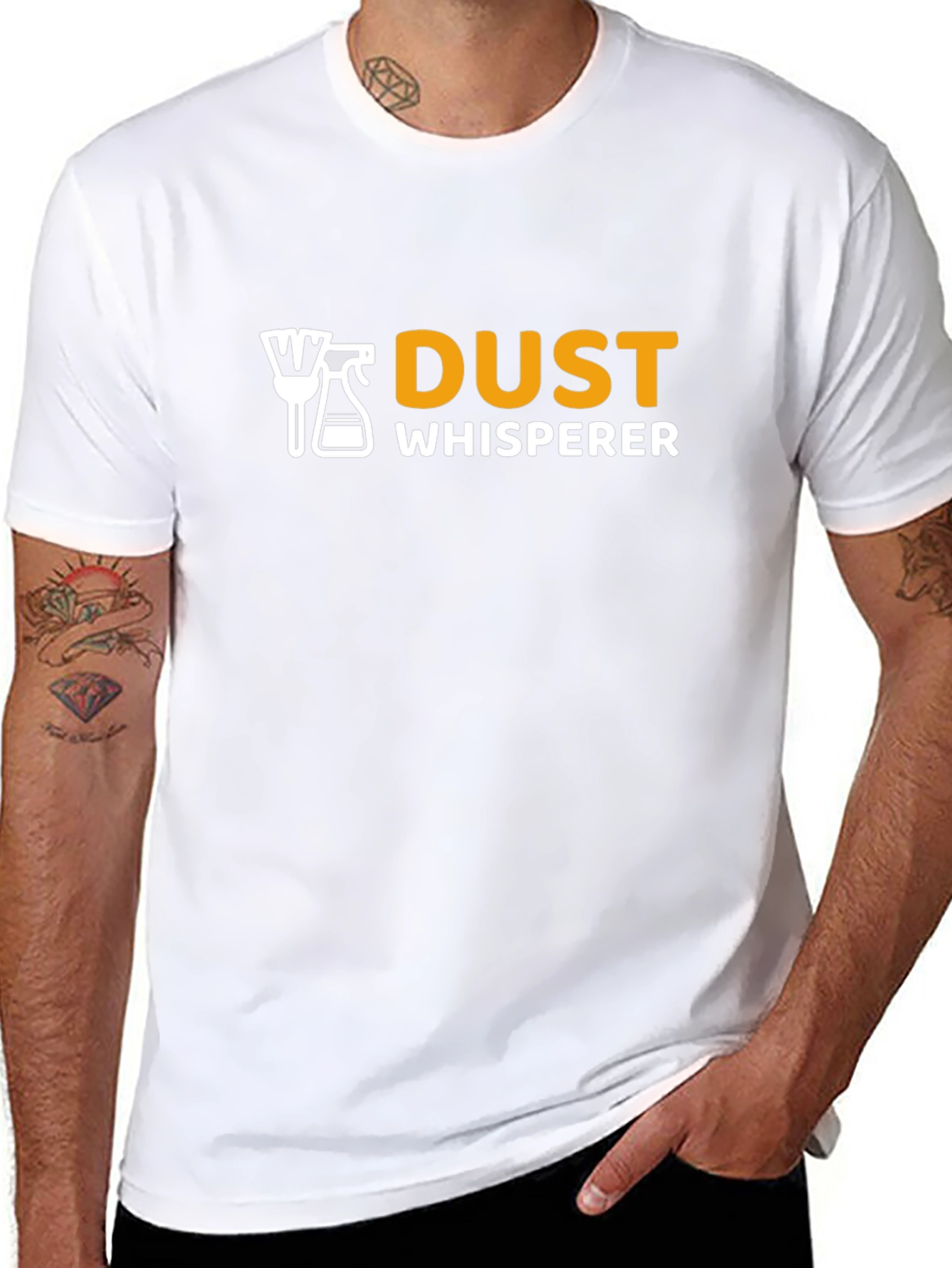 Dust Whisperer Graphic Tee - Cleaning Humor T-Shirt