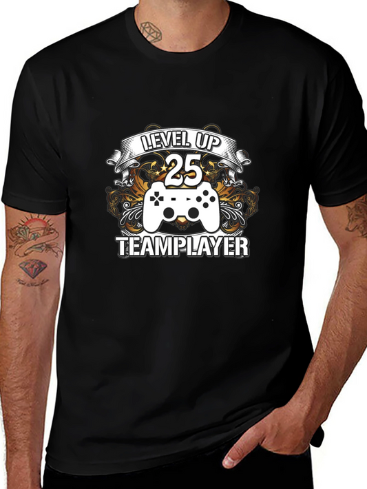 Level Up 25 Team Player Graphic Tee