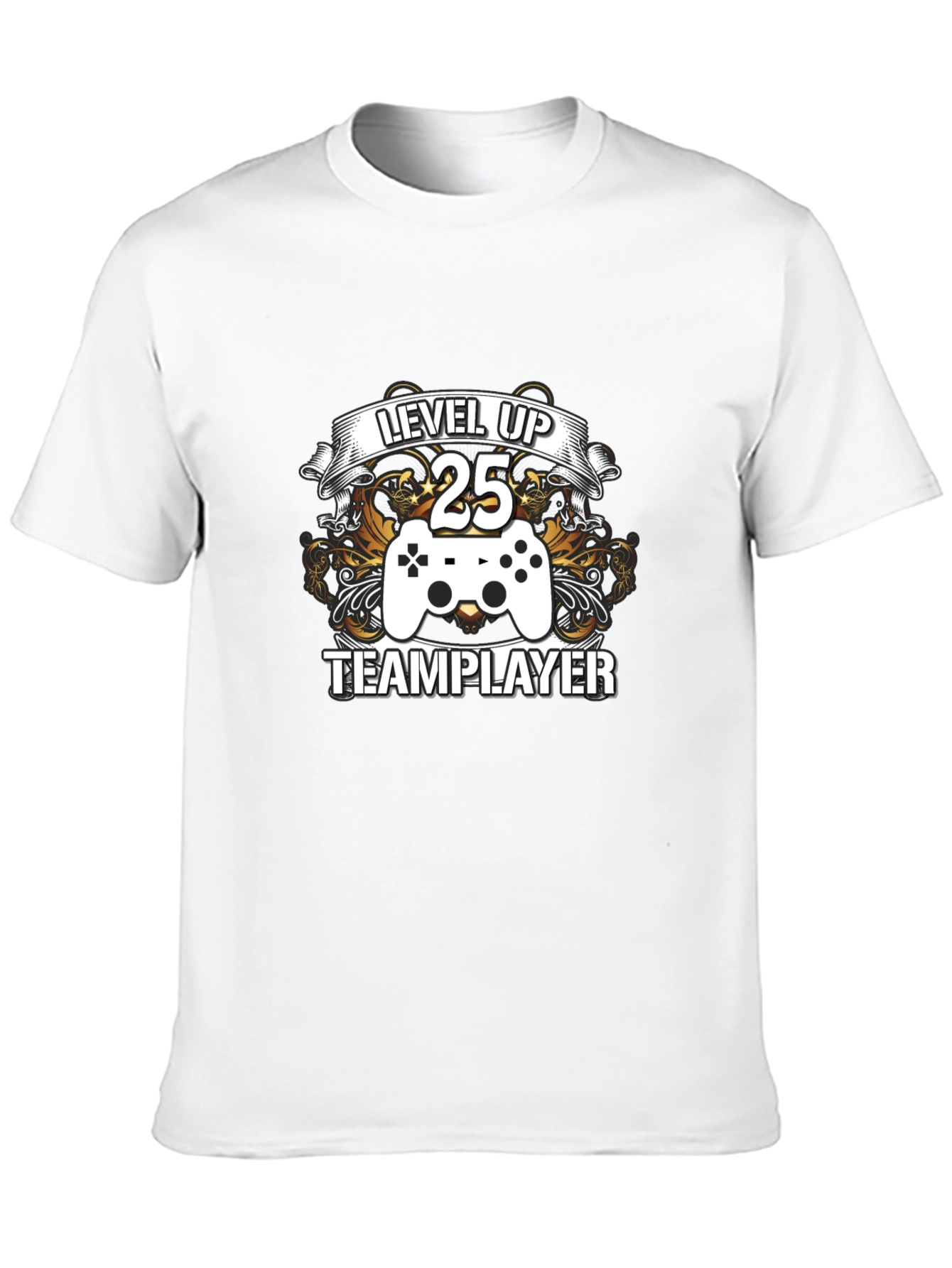Level Up 25 Team Player Graphic Tee