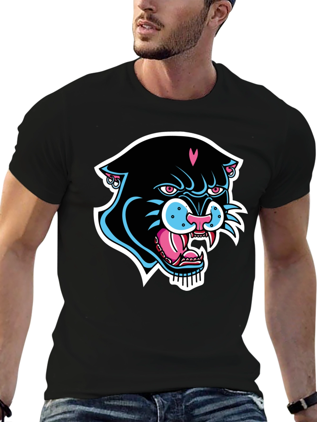 Black Panther Graphic Tee - Cool Streetwear