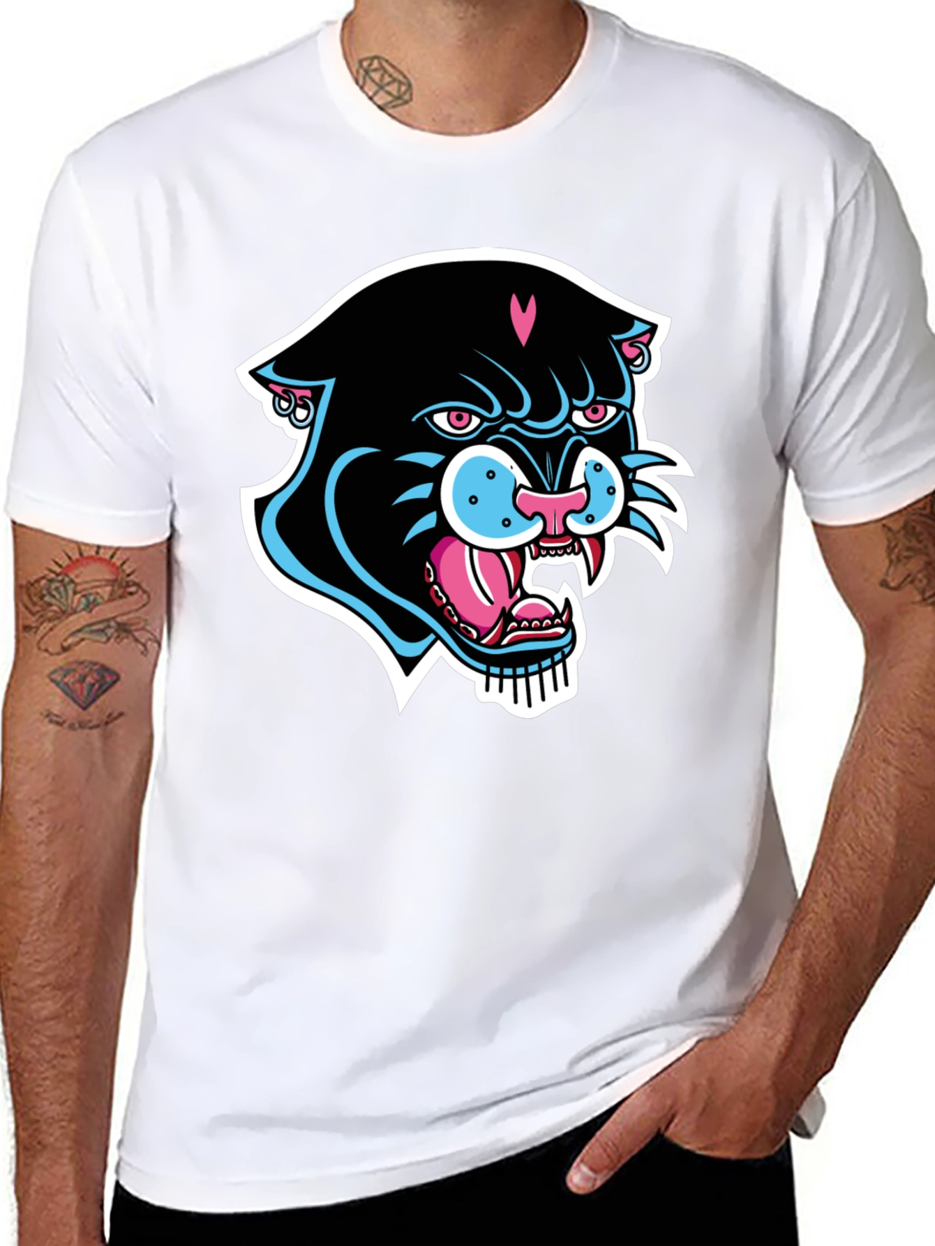 Black Panther Graphic Tee - Cool Streetwear