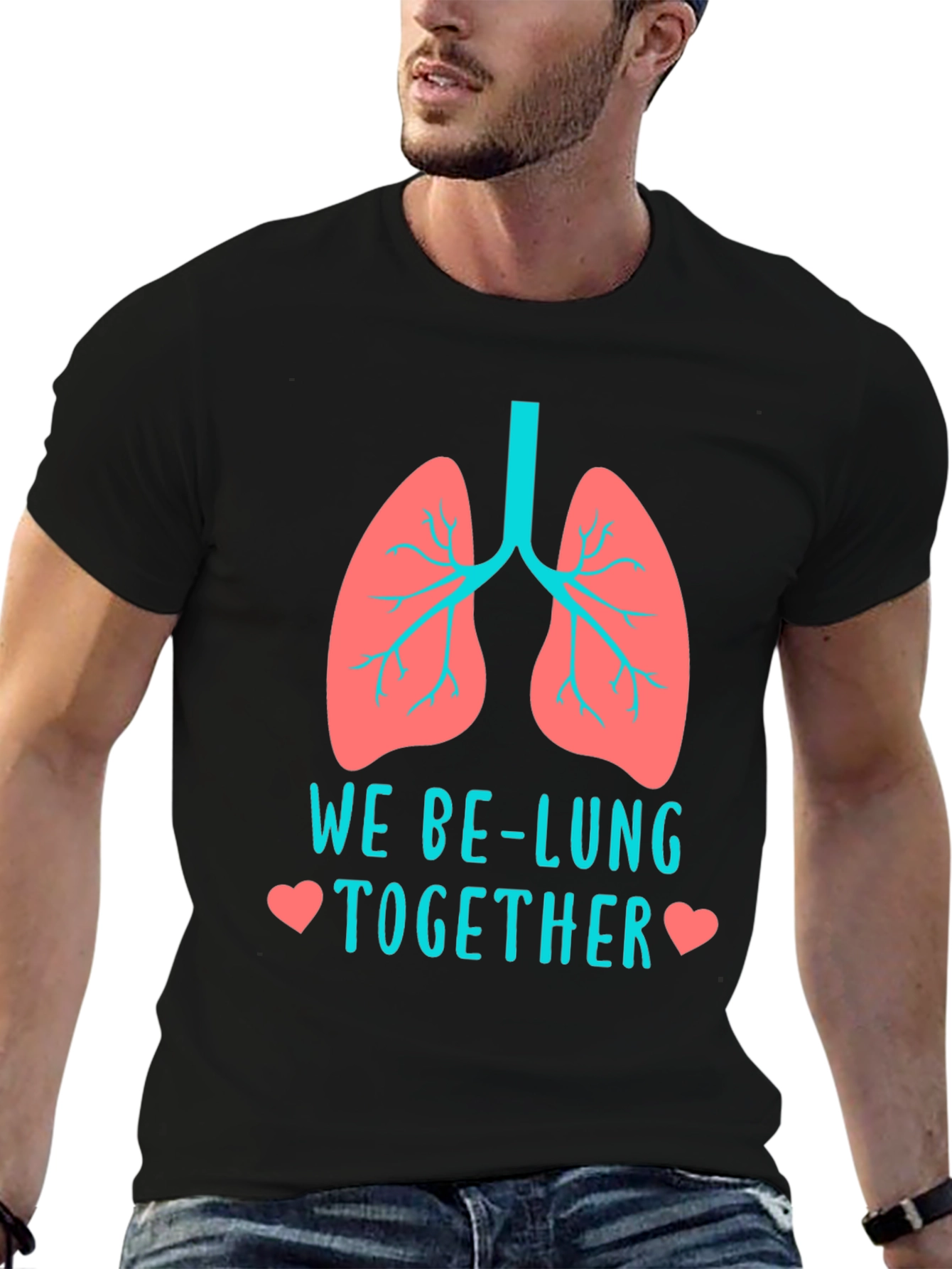 We Be-Lung Together Funny Anatomy T-Shirt