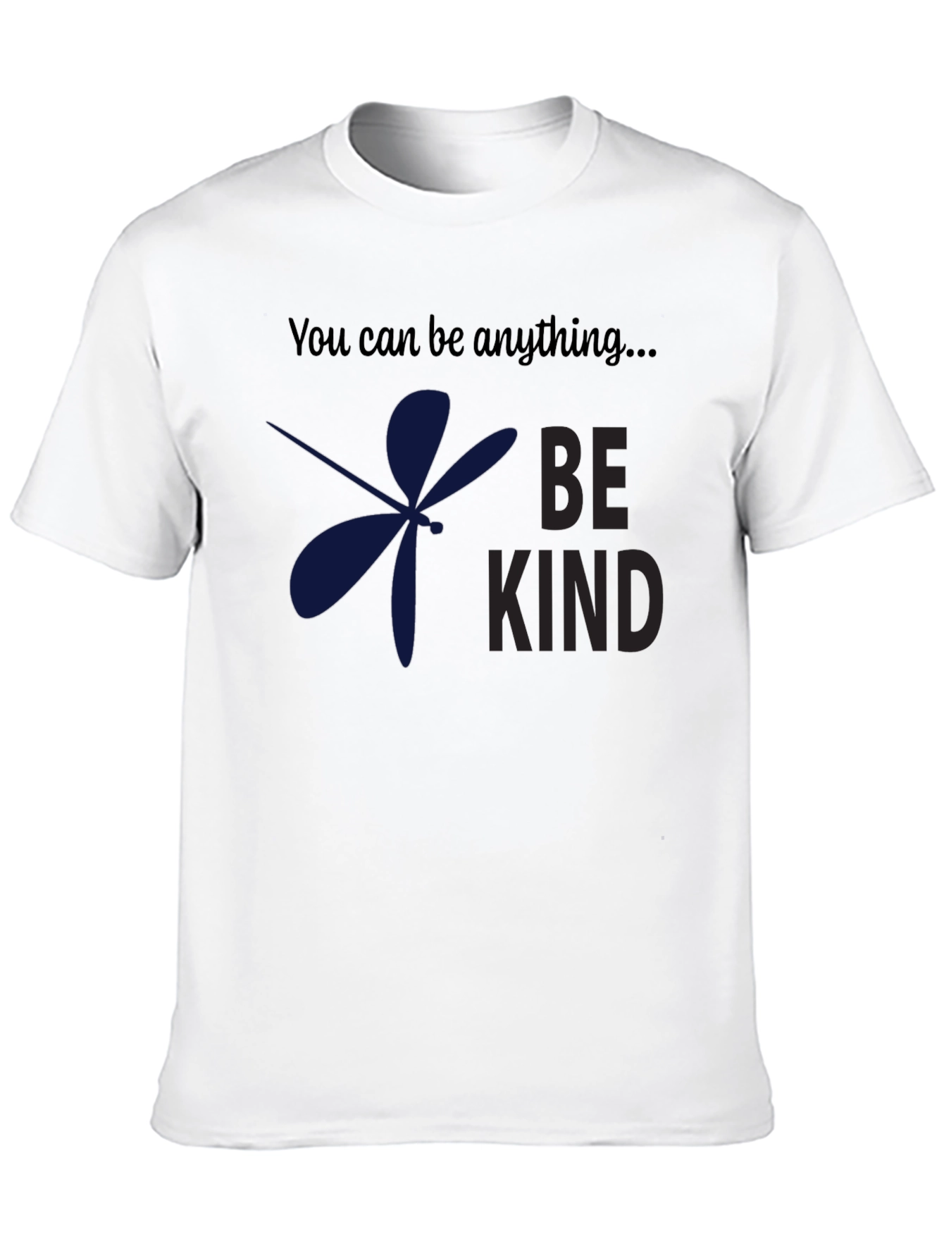 Be Kind Dragonfly T-Shirt: Motivational Graphic Tee