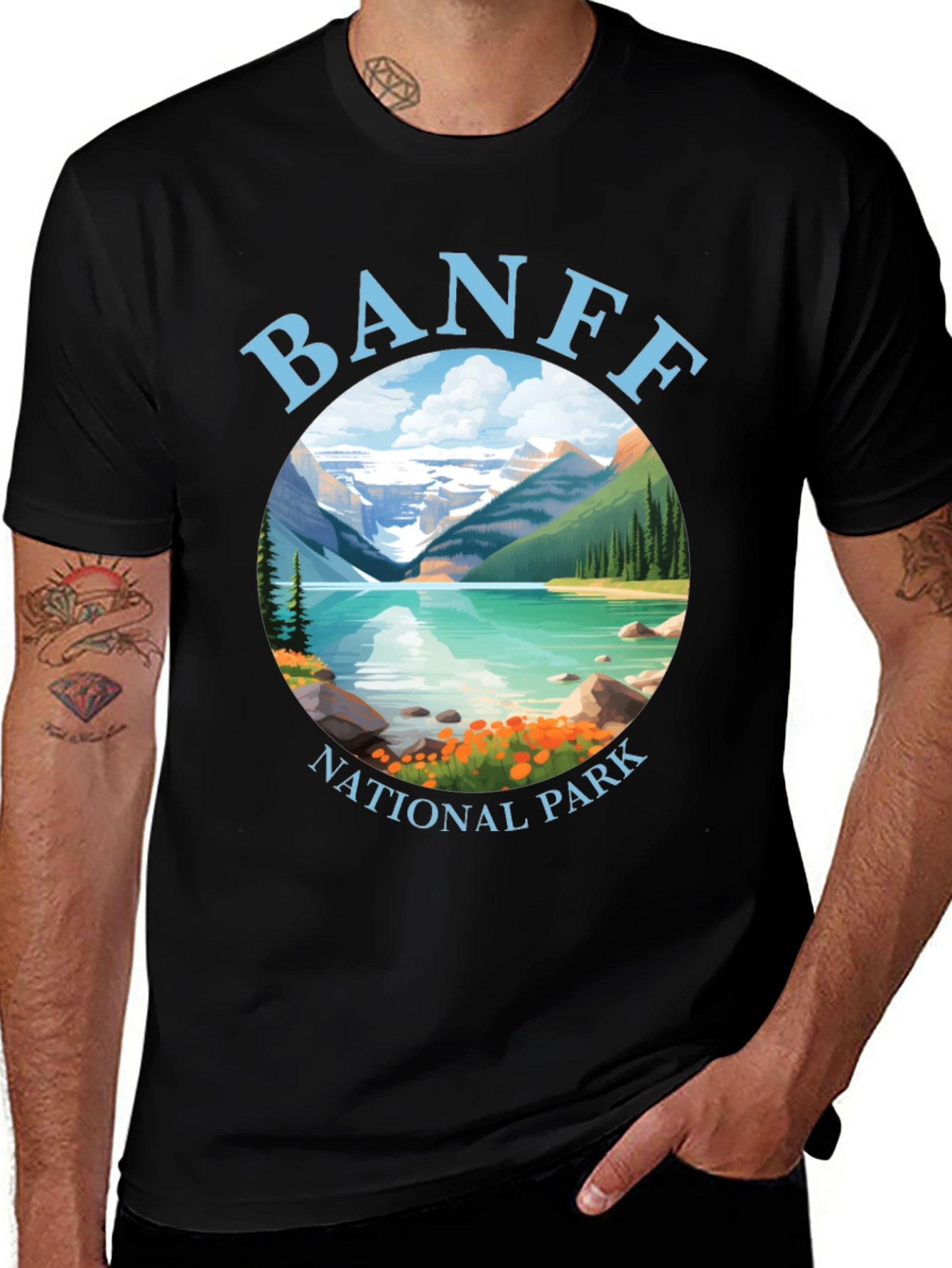 Banff National Park T-Shirt Nature Scene