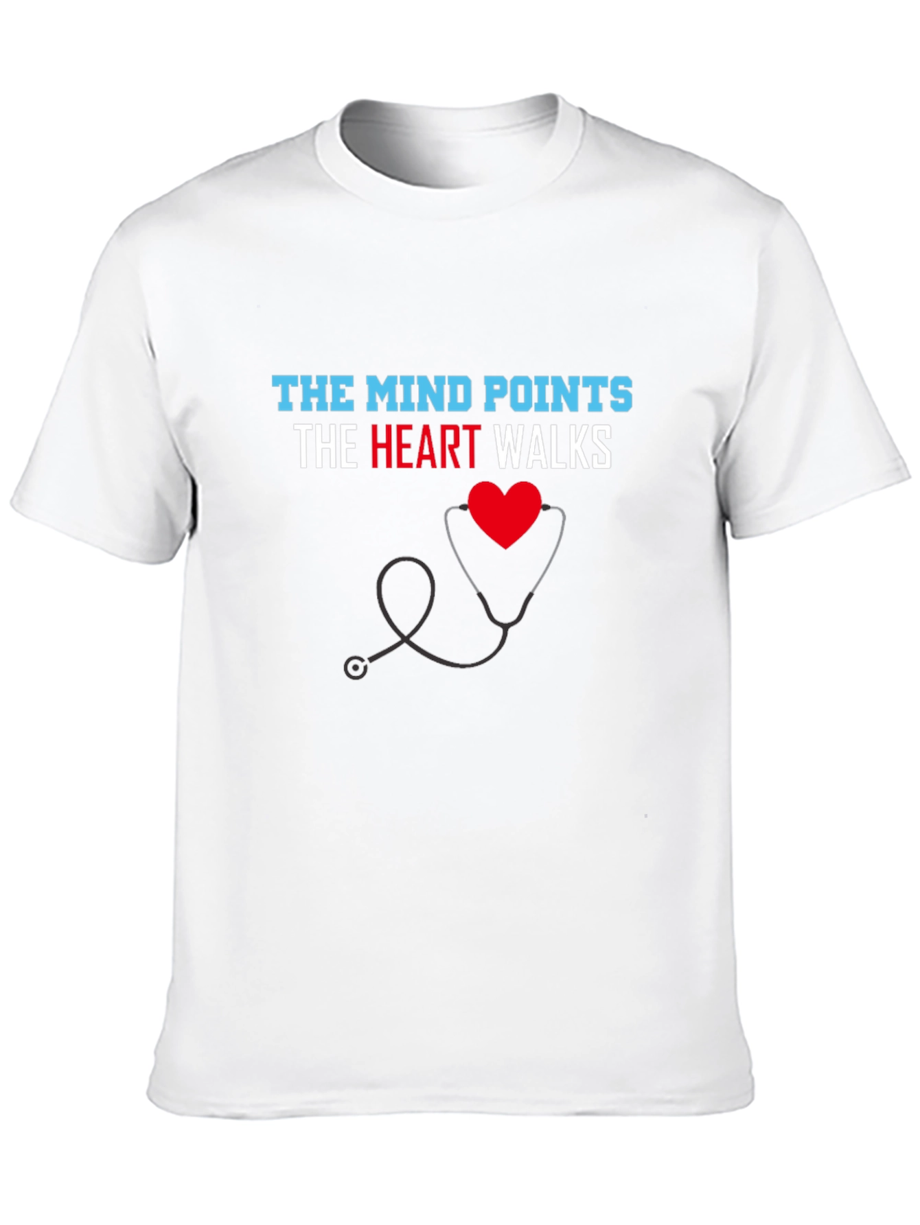 The Mind Points Heart Walks T-Shirt