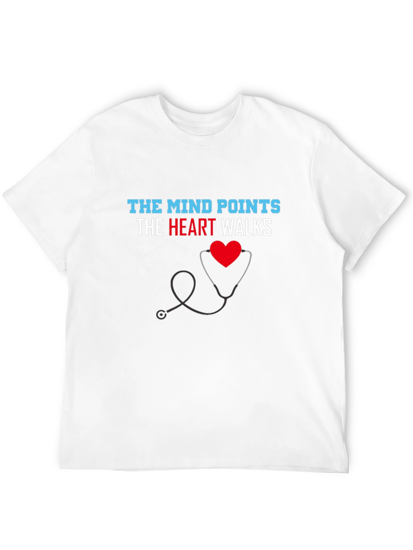 The Mind Points Heart Walks T-Shirt
